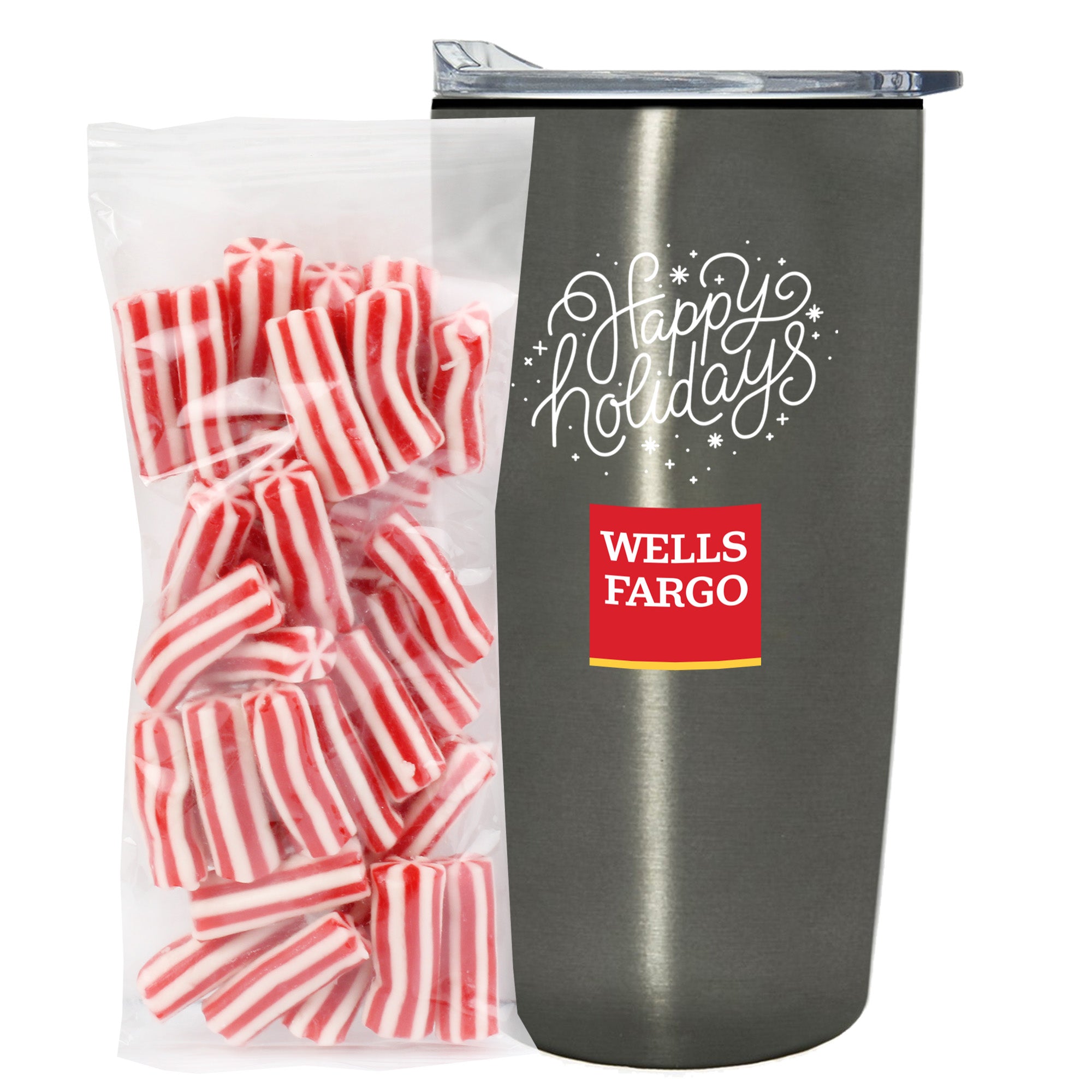 20 oz Straight Wall Tumbler w/ Plastic Liner with Holiday Fills