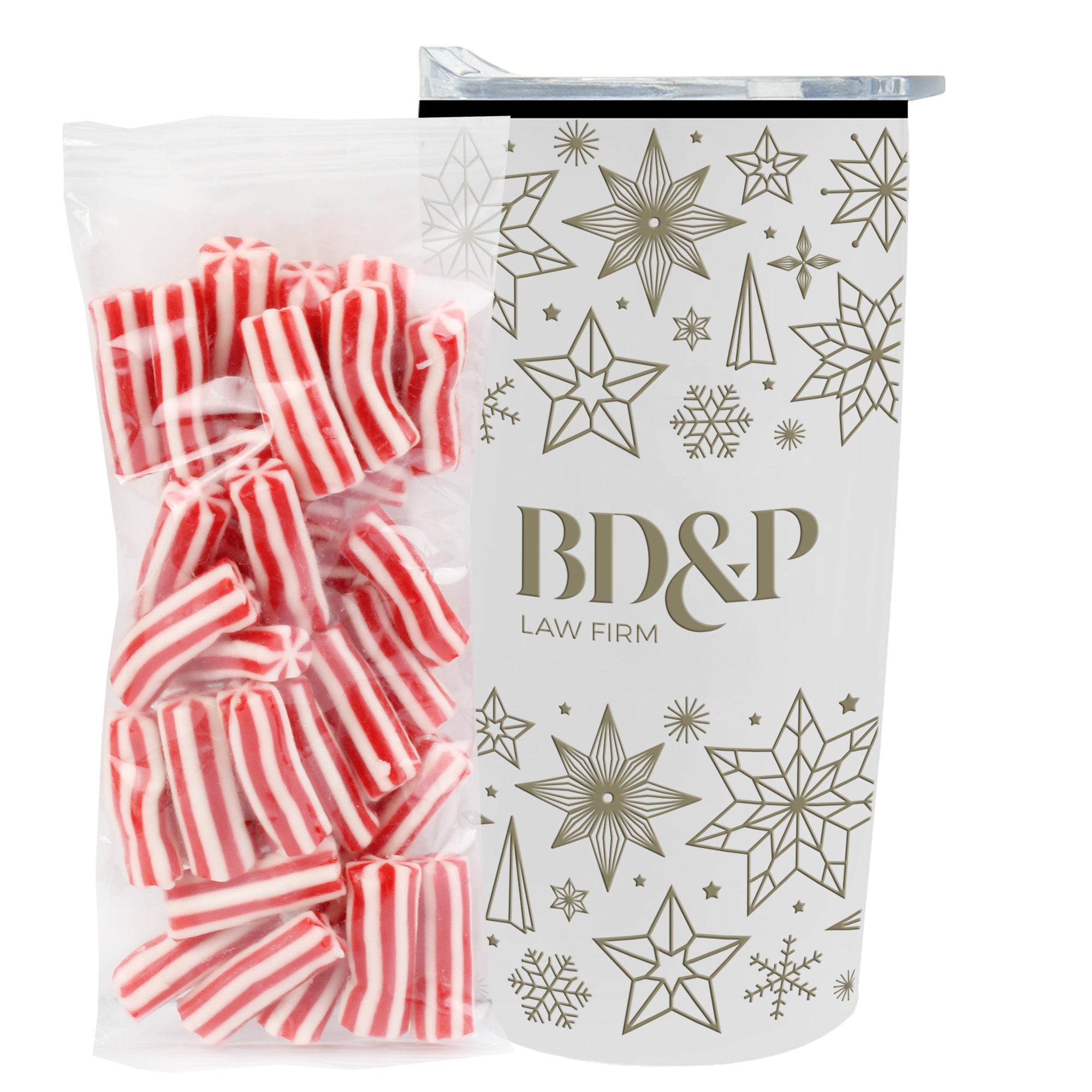 20 oz Straight Wall Tumbler w/ Plastic Liner with Holiday Fills