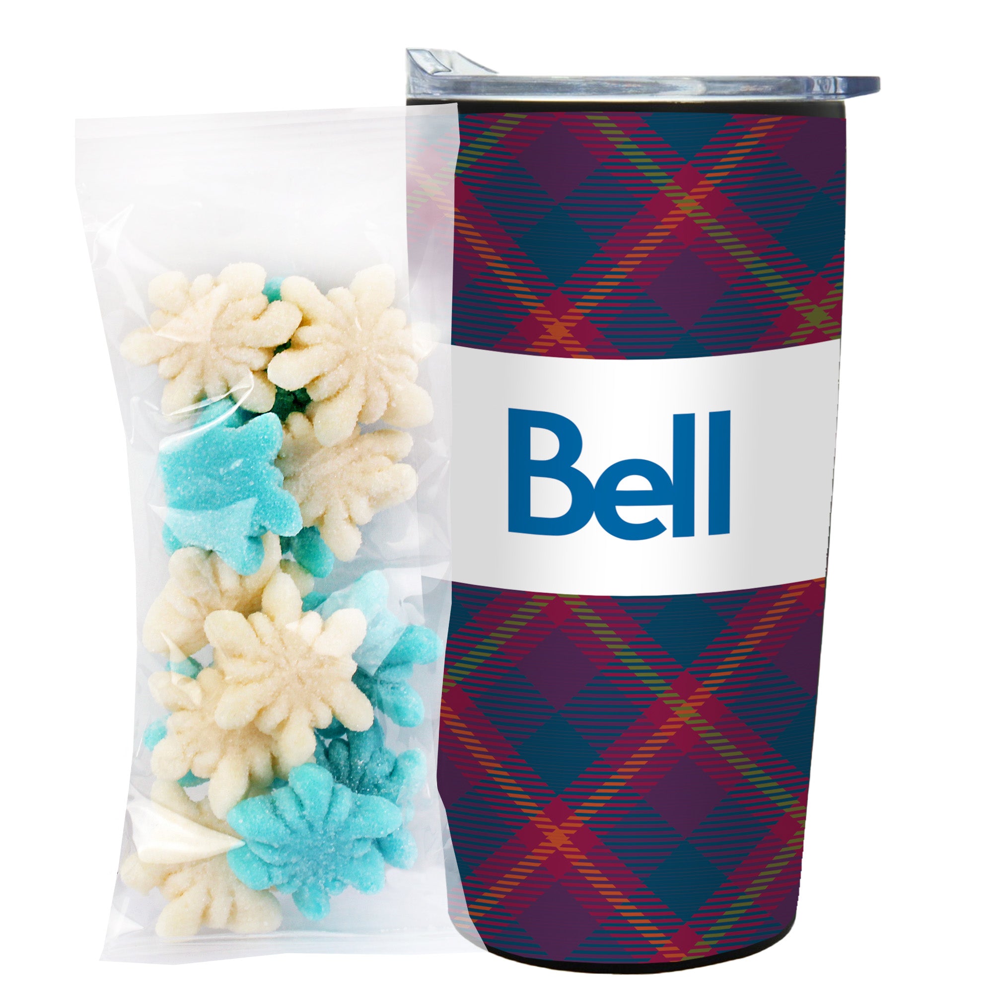 20 oz Straight Wall Tumbler w/ Plastic Liner with Holiday Fills