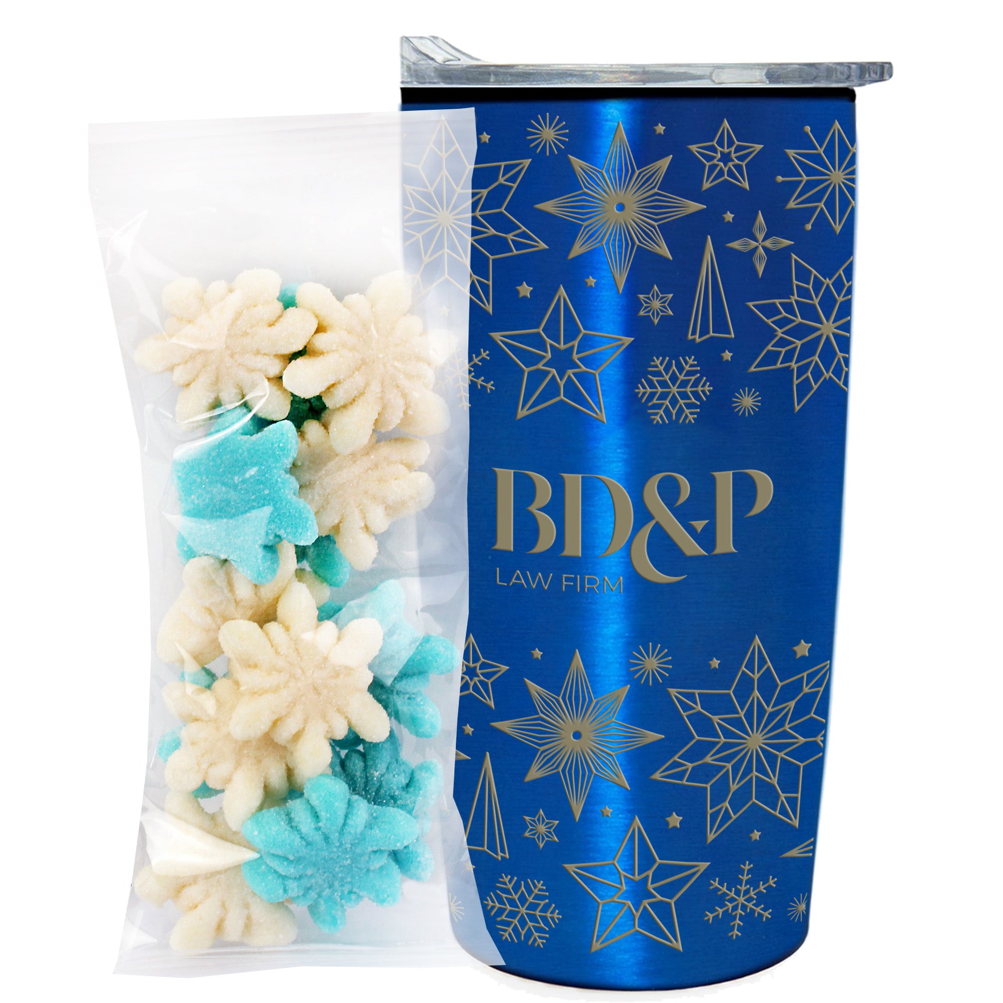 20 oz Straight Wall Tumbler w/ Plastic Liner with Holiday Fills