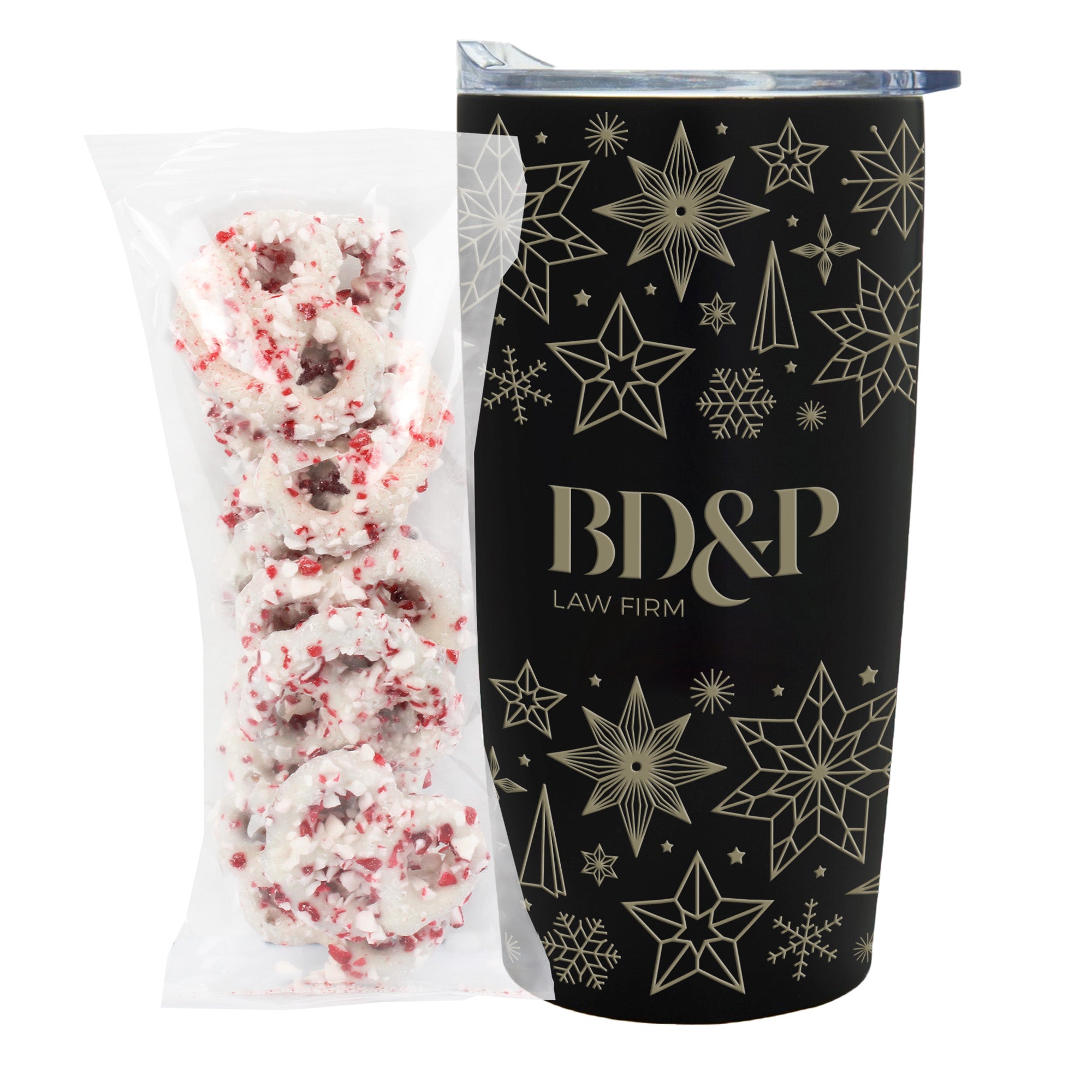 20 oz Straight Wall Tumbler w/ Plastic Liner with Holiday Fills