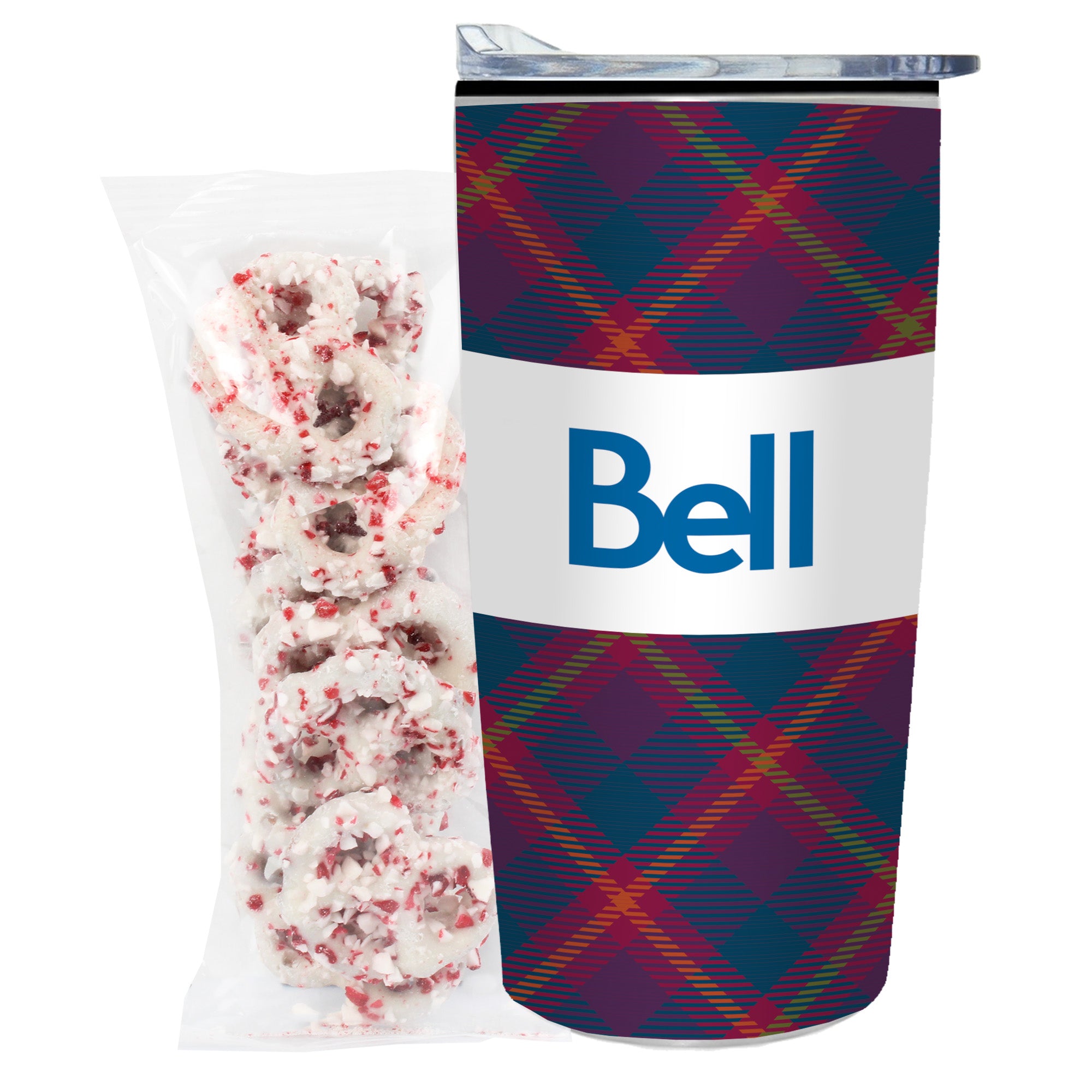 20 oz Straight Wall Tumbler w/ Plastic Liner with Holiday Fills