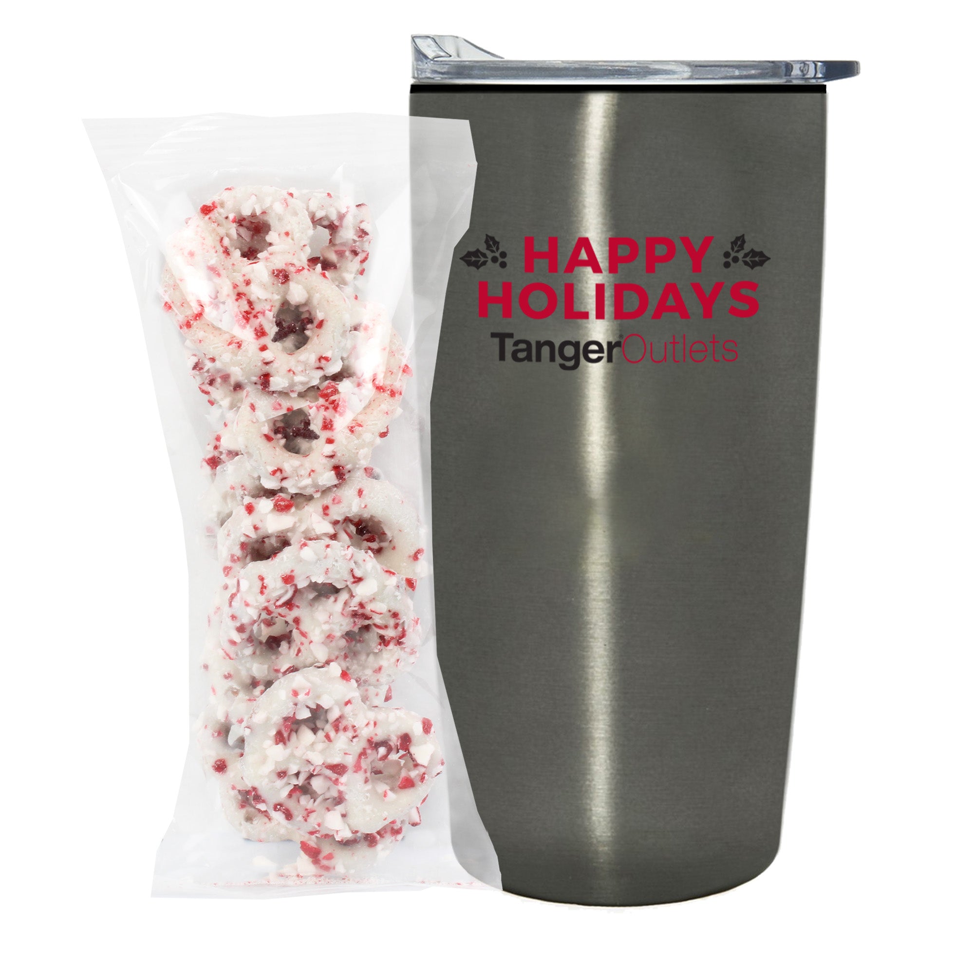 20 oz Straight Wall Tumbler w/ Plastic Liner with Holiday Fills