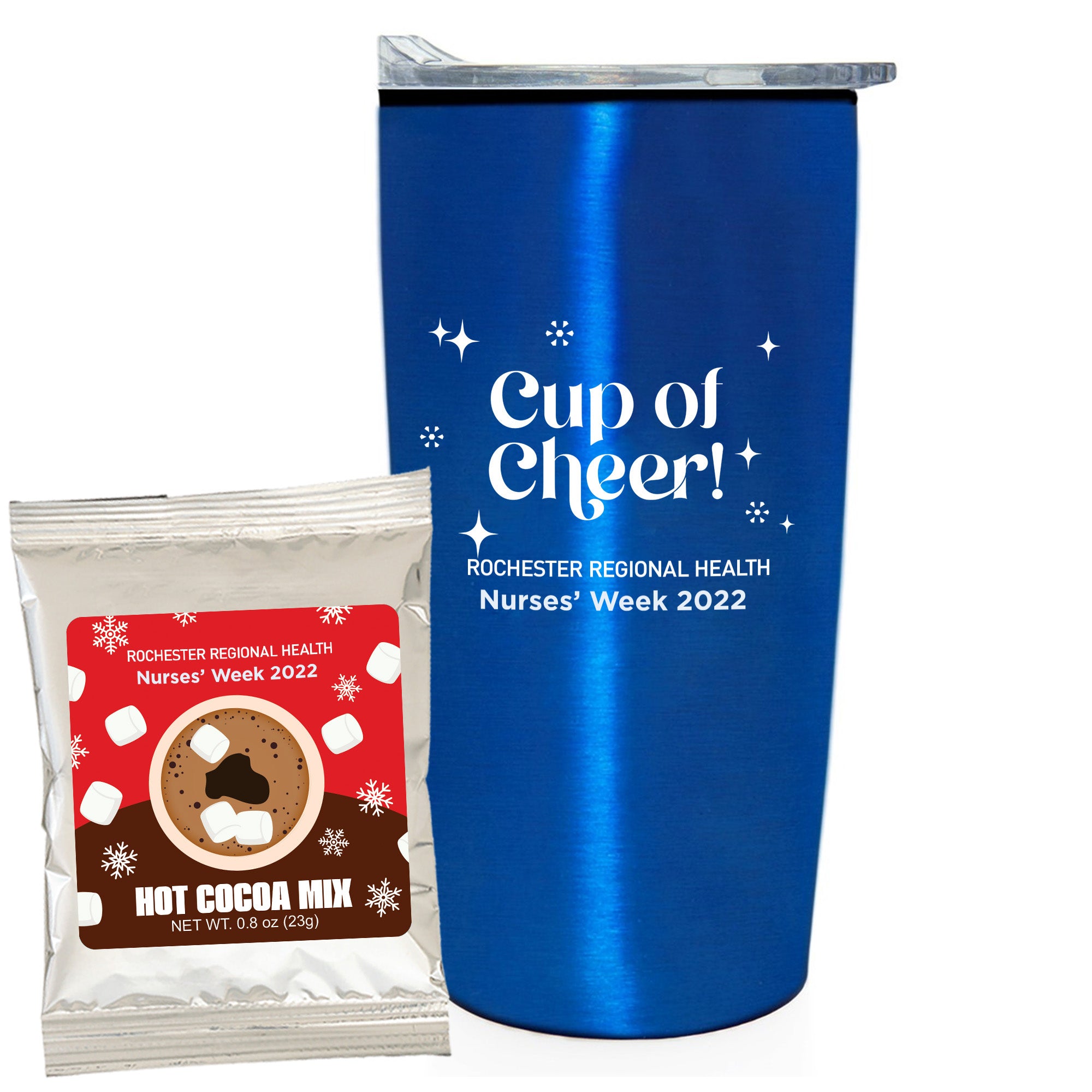 20 oz Straight Wall Tumbler w/ Plastic Liner with Holiday Fills