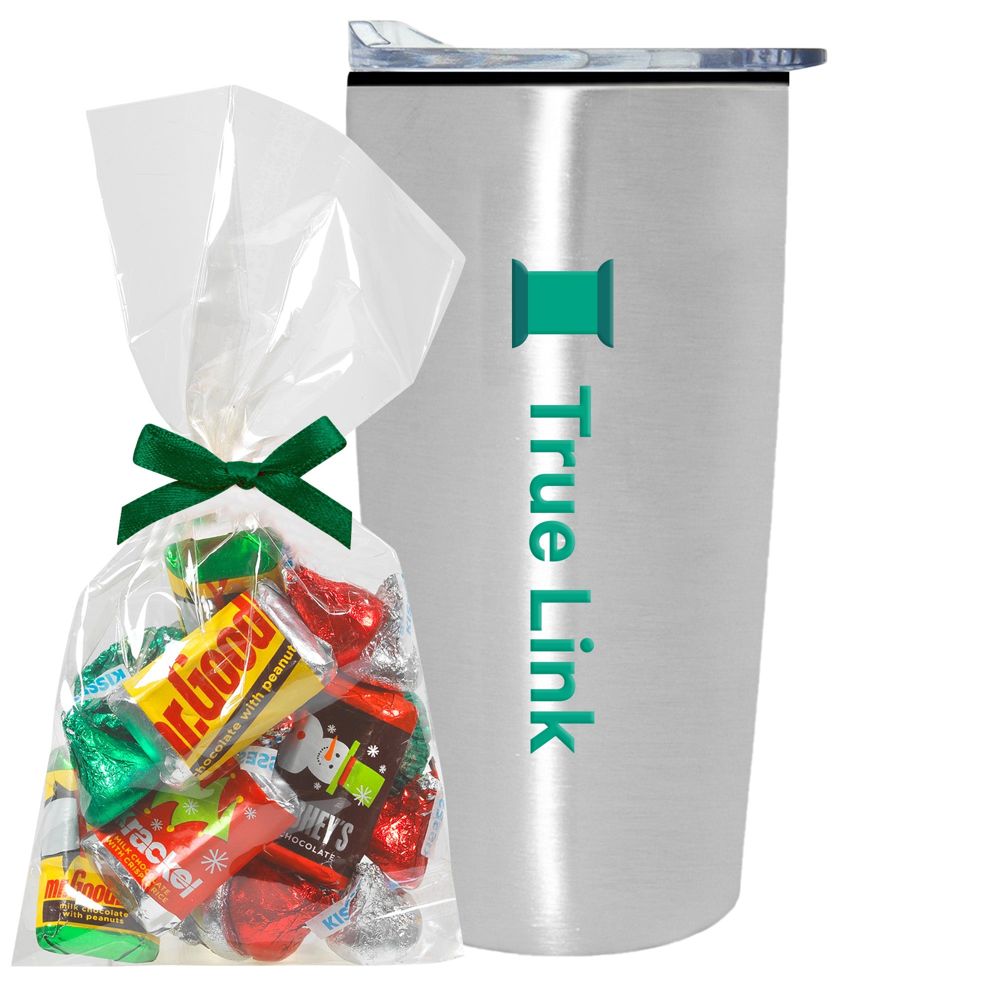 20 oz Straight Wall Tumbler w/ Plastic Liner with Holiday Fills