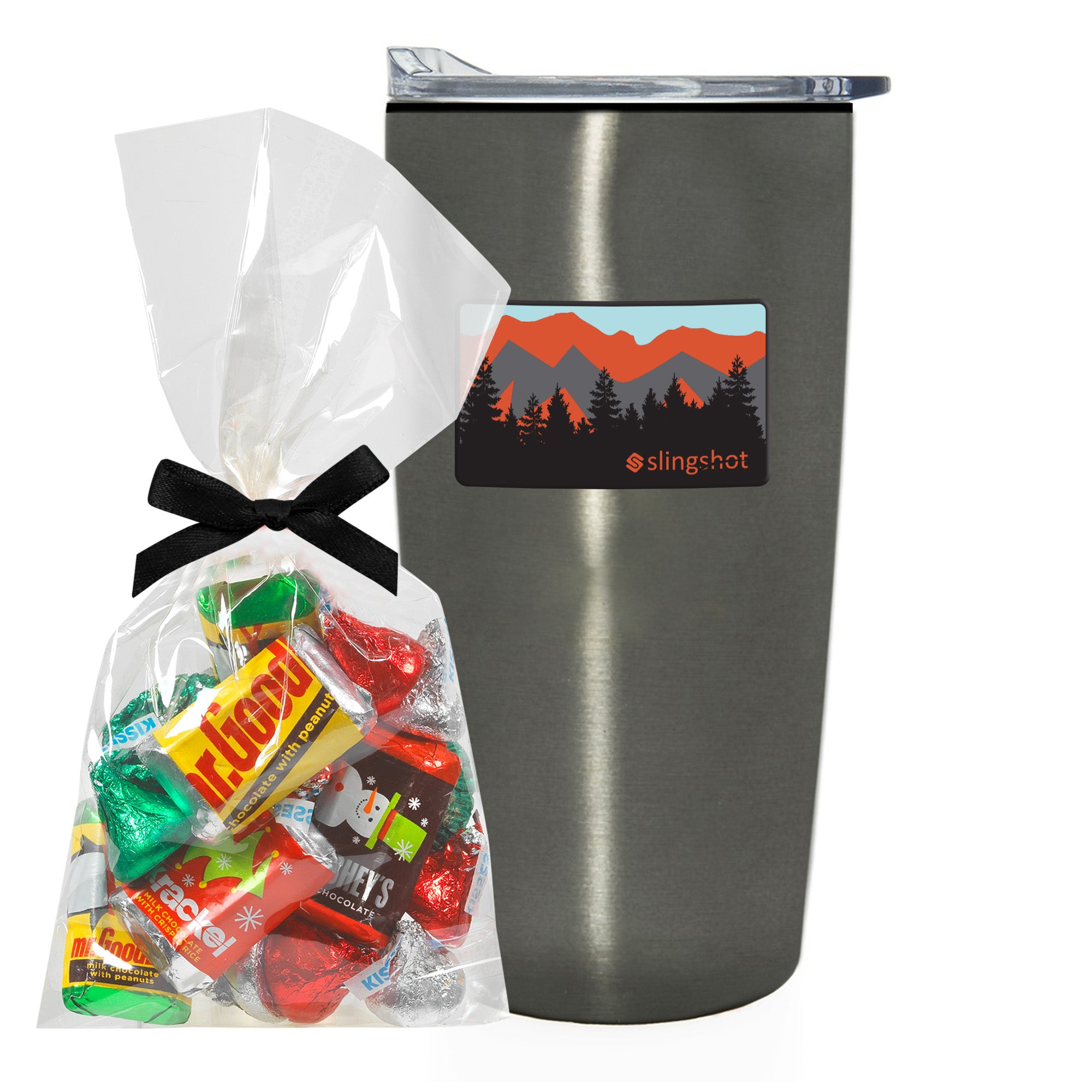 20 oz Straight Wall Tumbler w/ Plastic Liner with Holiday Fills