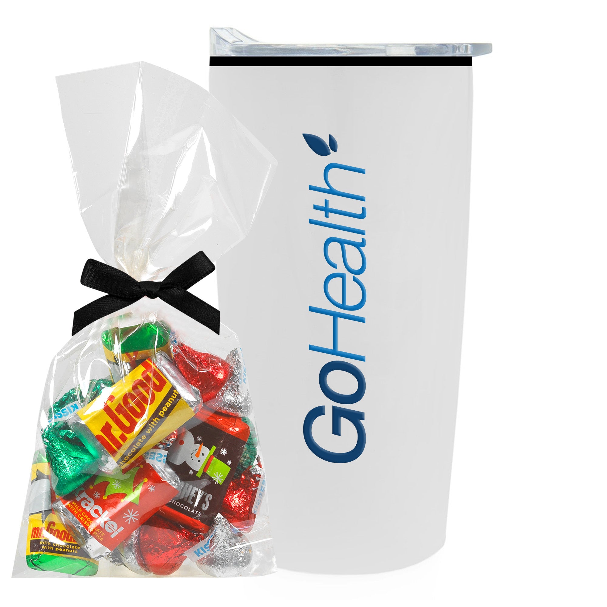 20 oz Straight Wall Tumbler w/ Plastic Liner with Holiday Fills