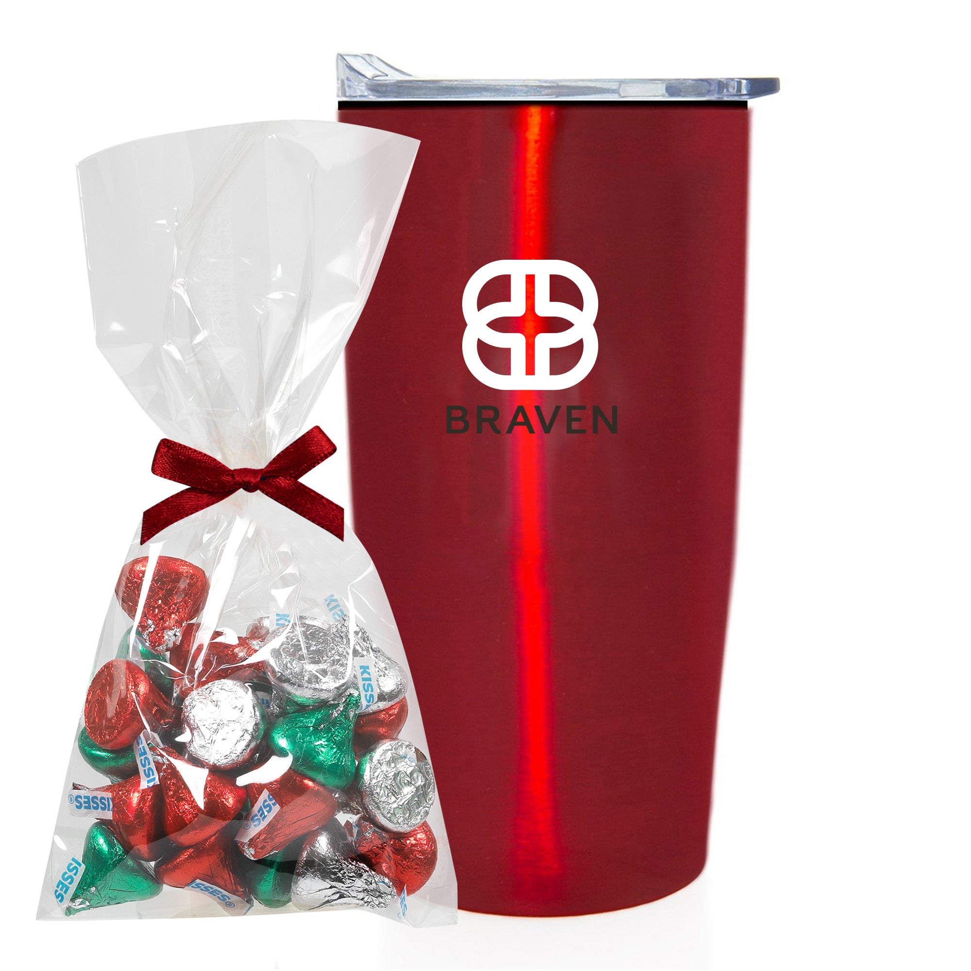 20 oz Straight Wall Tumbler w/ Plastic Liner with Holiday Fills