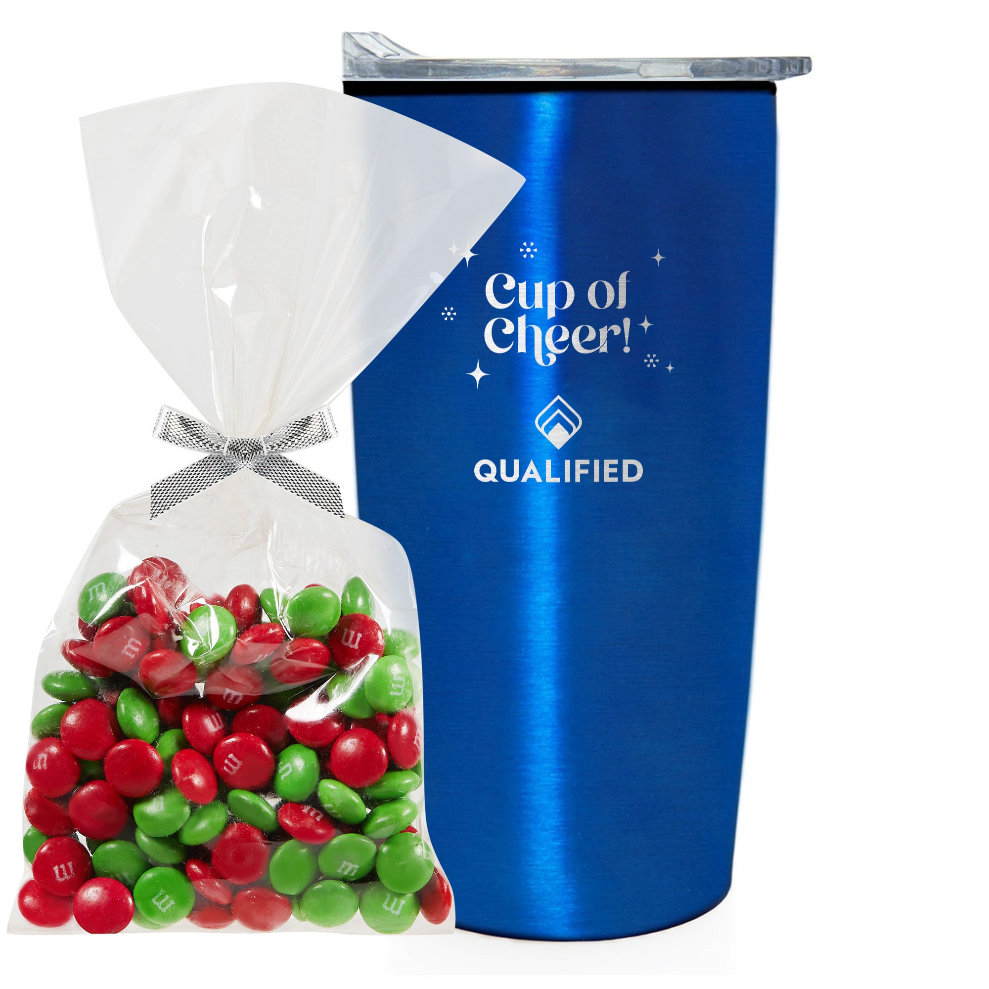 20 oz Straight Wall Tumbler w/ Plastic Liner with Holiday Fills