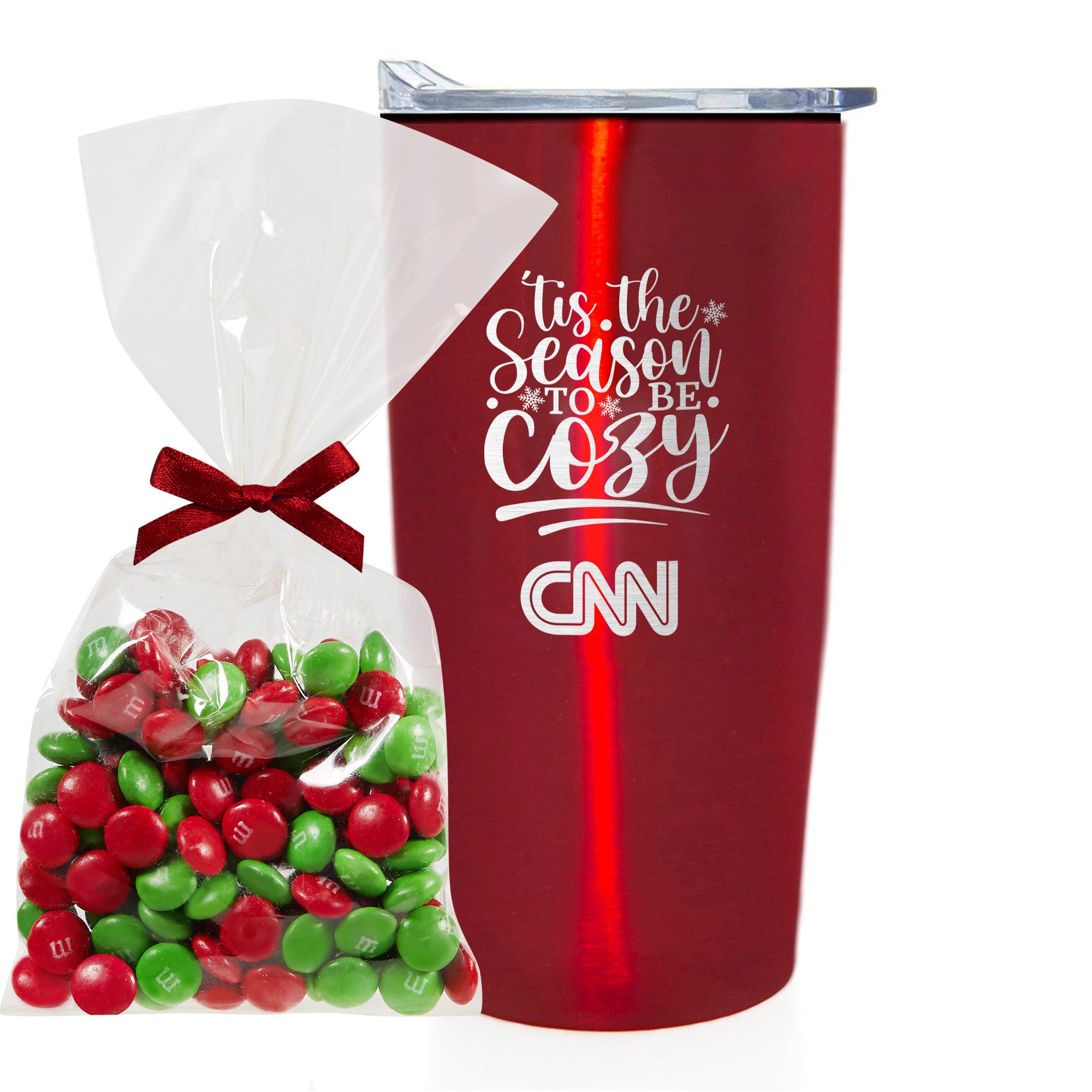 20 oz Straight Wall Tumbler w/ Plastic Liner with Holiday Fills