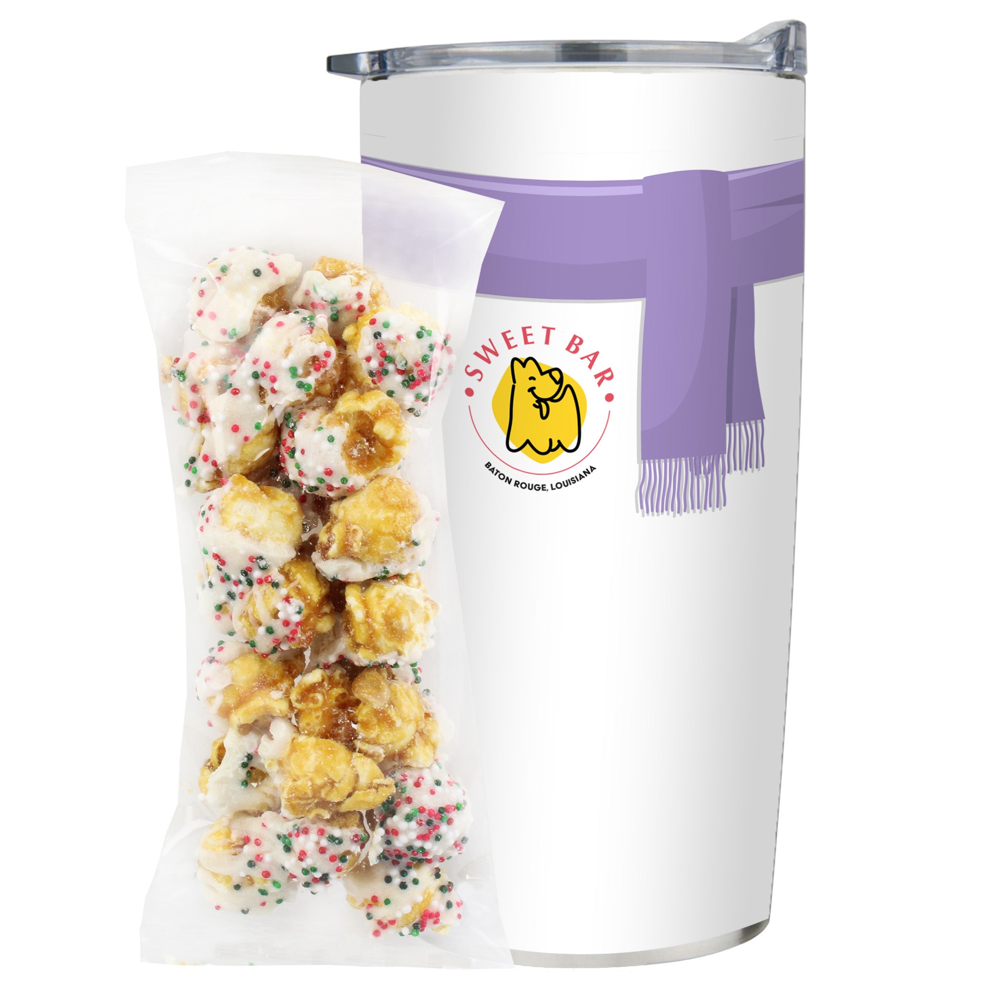 20 oz Vacuum Sealed Straight Wall Tumbler Gift Set