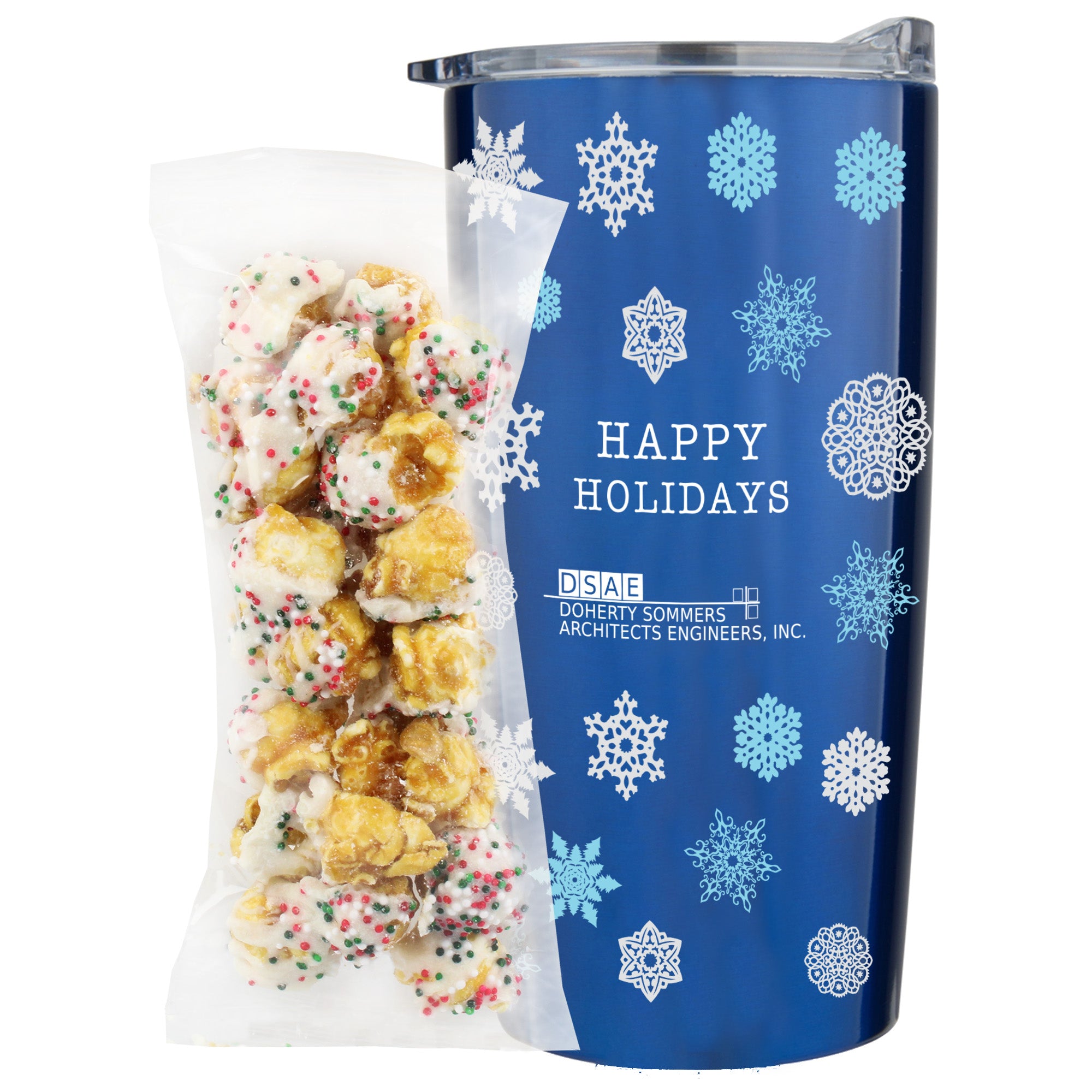 20 oz Vacuum Sealed Straight Wall Tumbler Gift Set