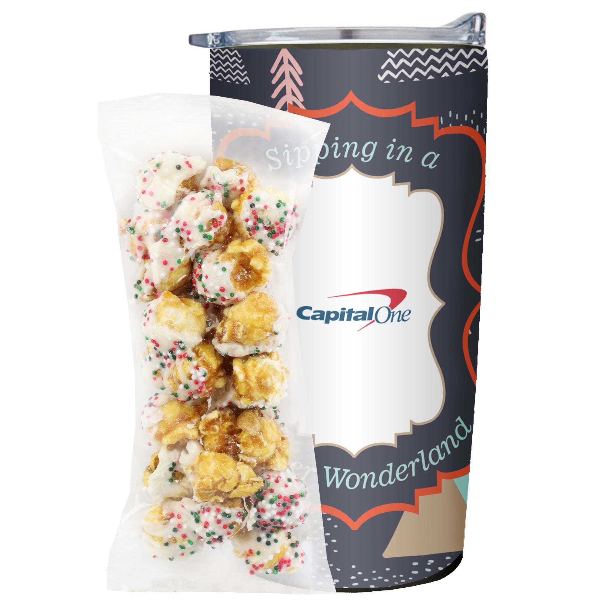 20 oz Vacuum Sealed Straight Wall Tumbler Gift Set