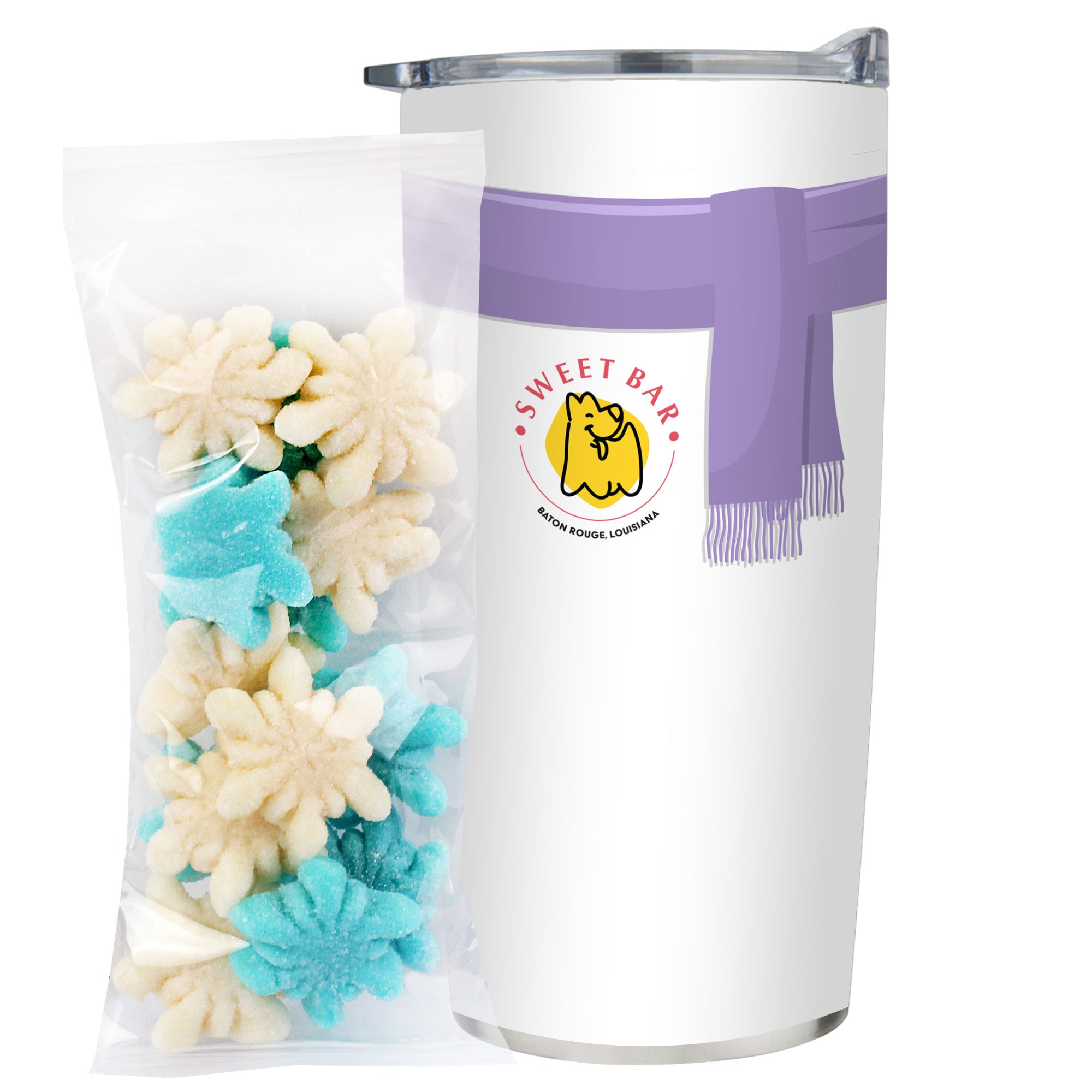 20 oz Vacuum Sealed Straight Wall Tumbler Gift Set