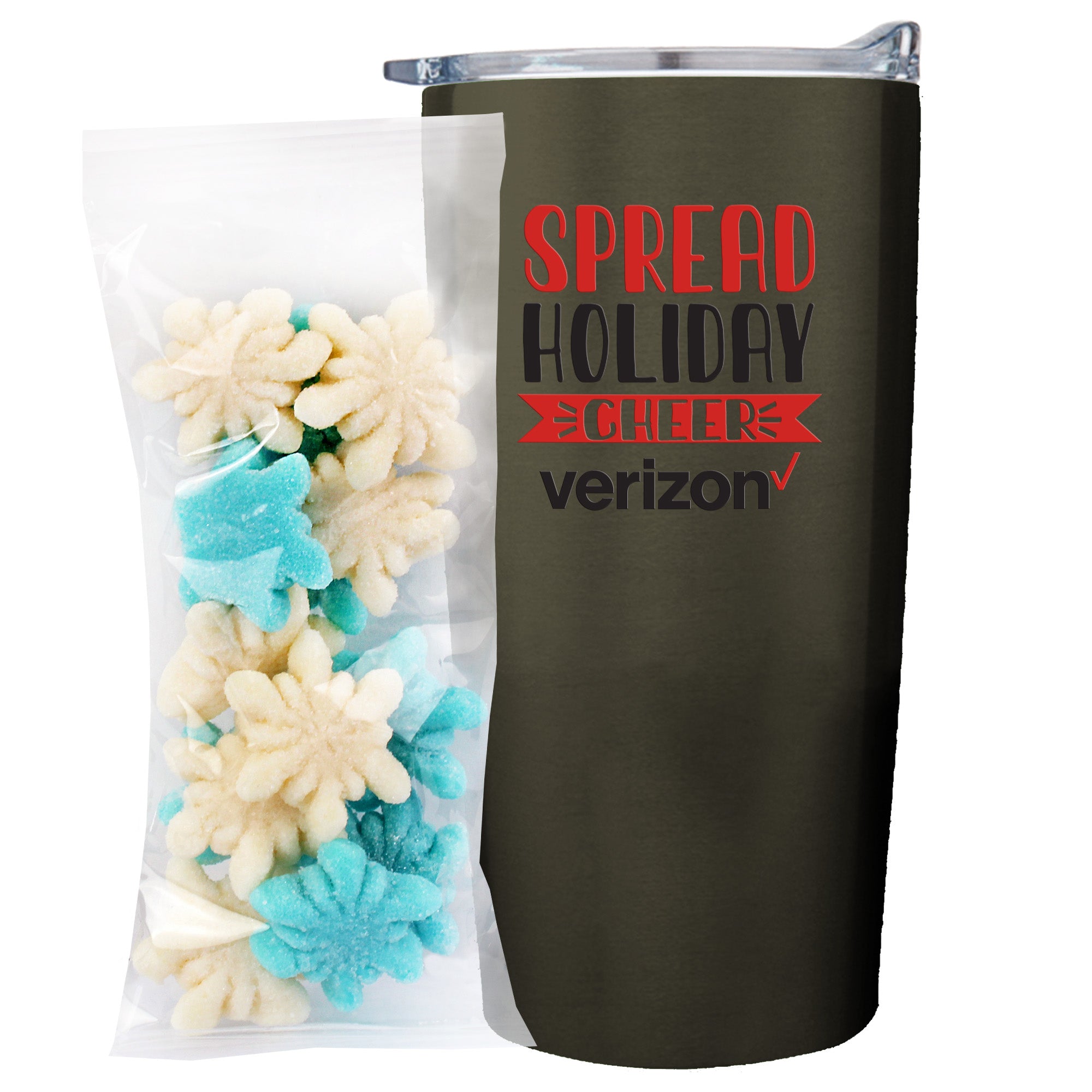 20 oz Vacuum Sealed Straight Wall Tumbler Gift Set
