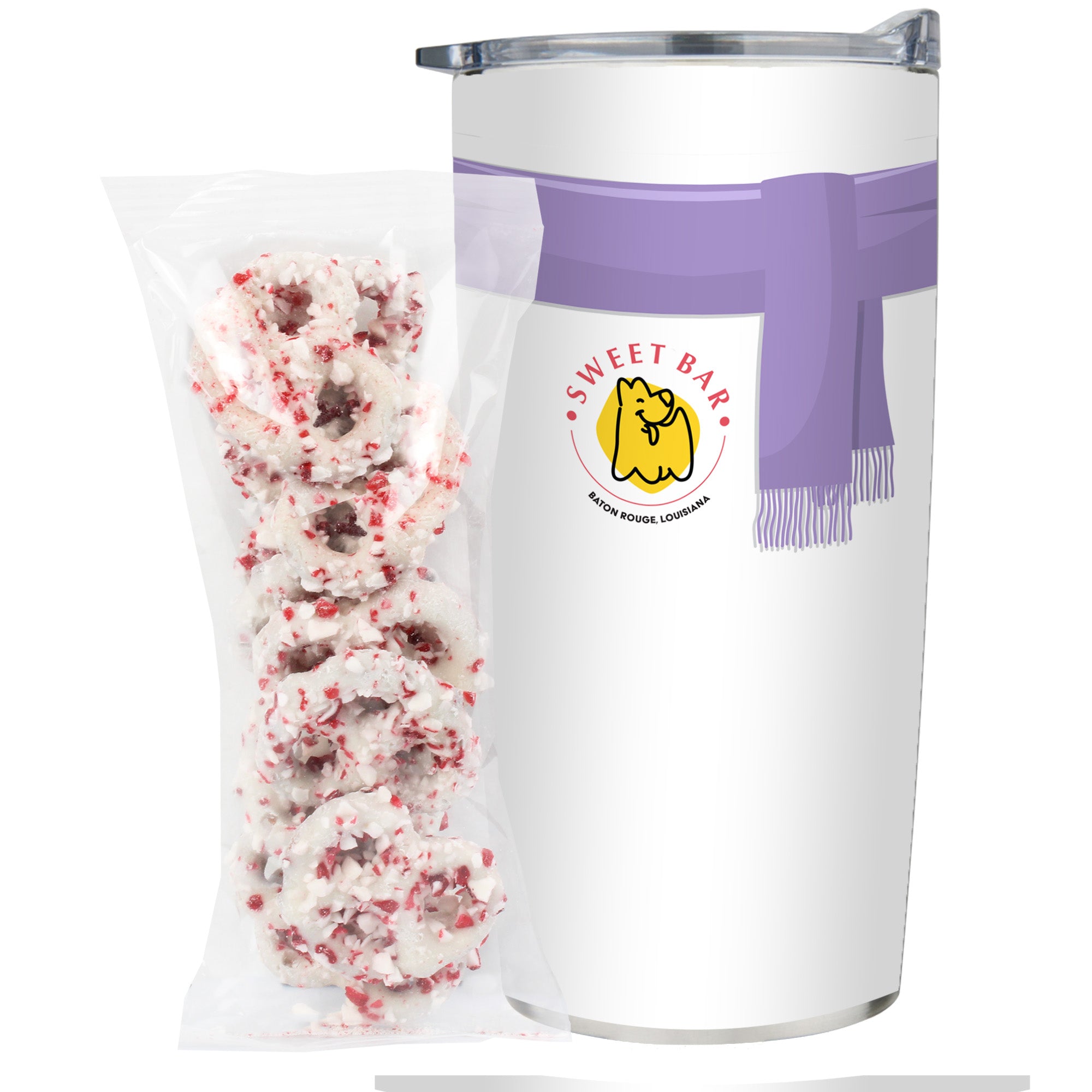 20 oz Vacuum Sealed Straight Wall Tumbler Gift Set