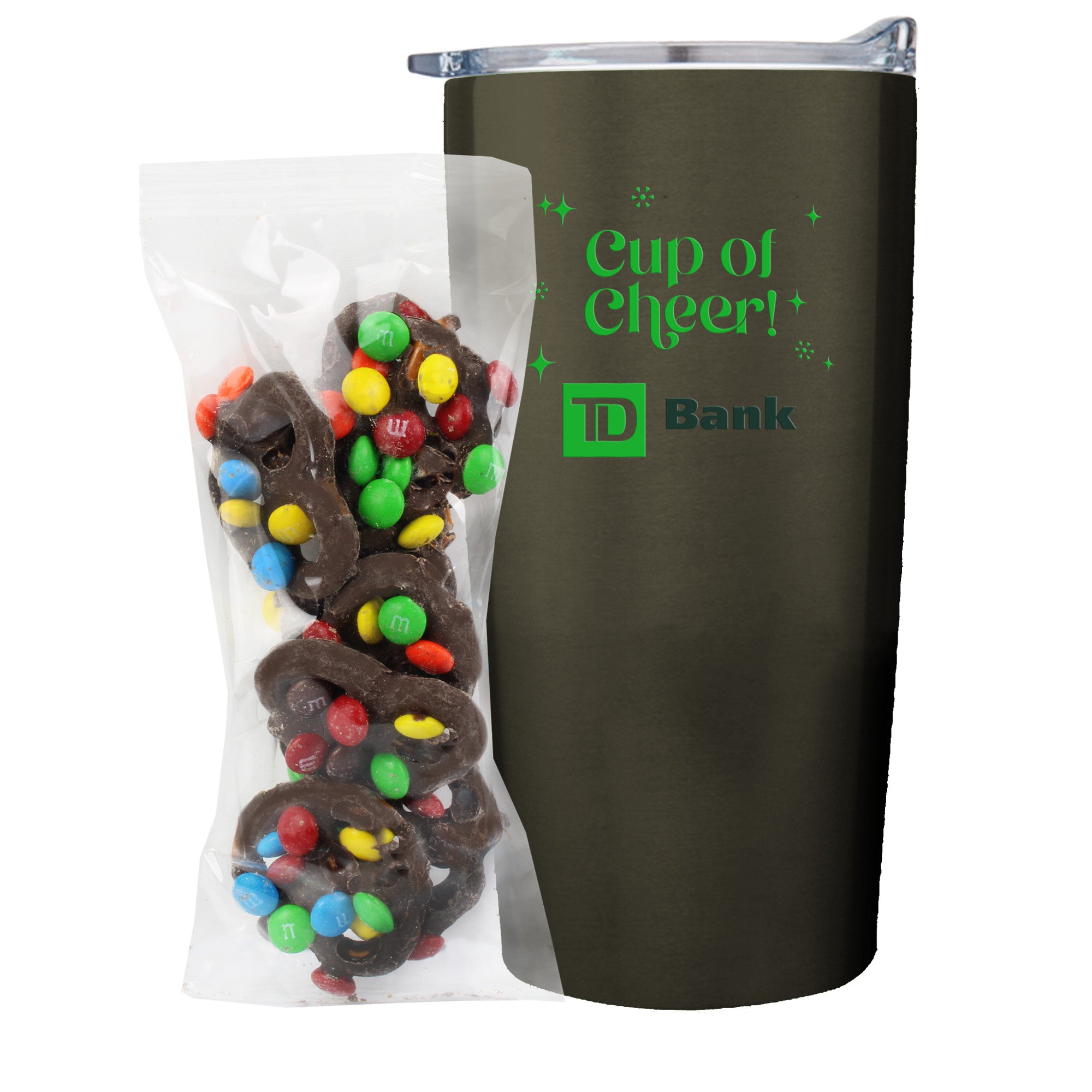20 oz Vacuum Sealed Straight Wall Tumbler Gift Set