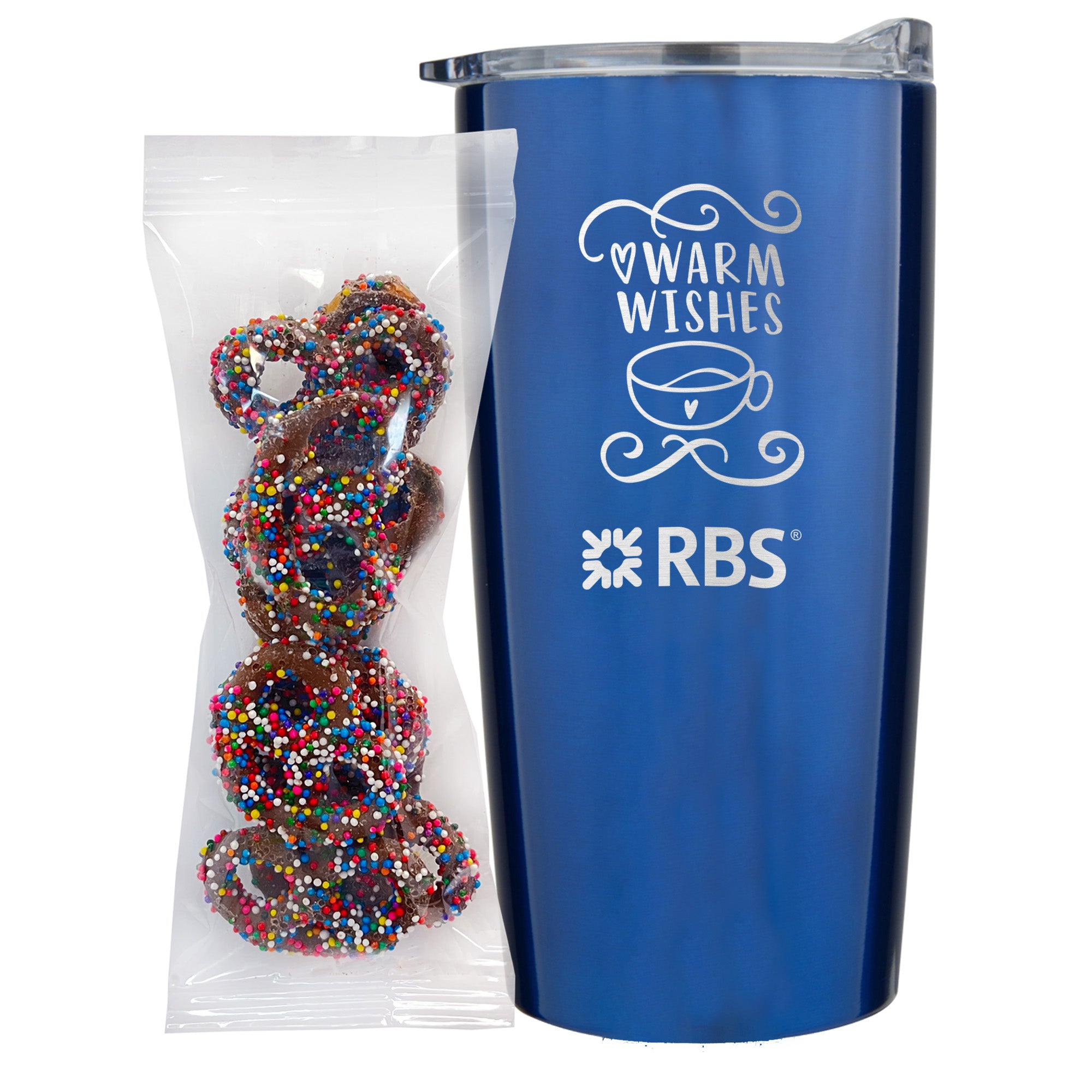 20 oz Vacuum Sealed Straight Wall Tumbler Gift Set