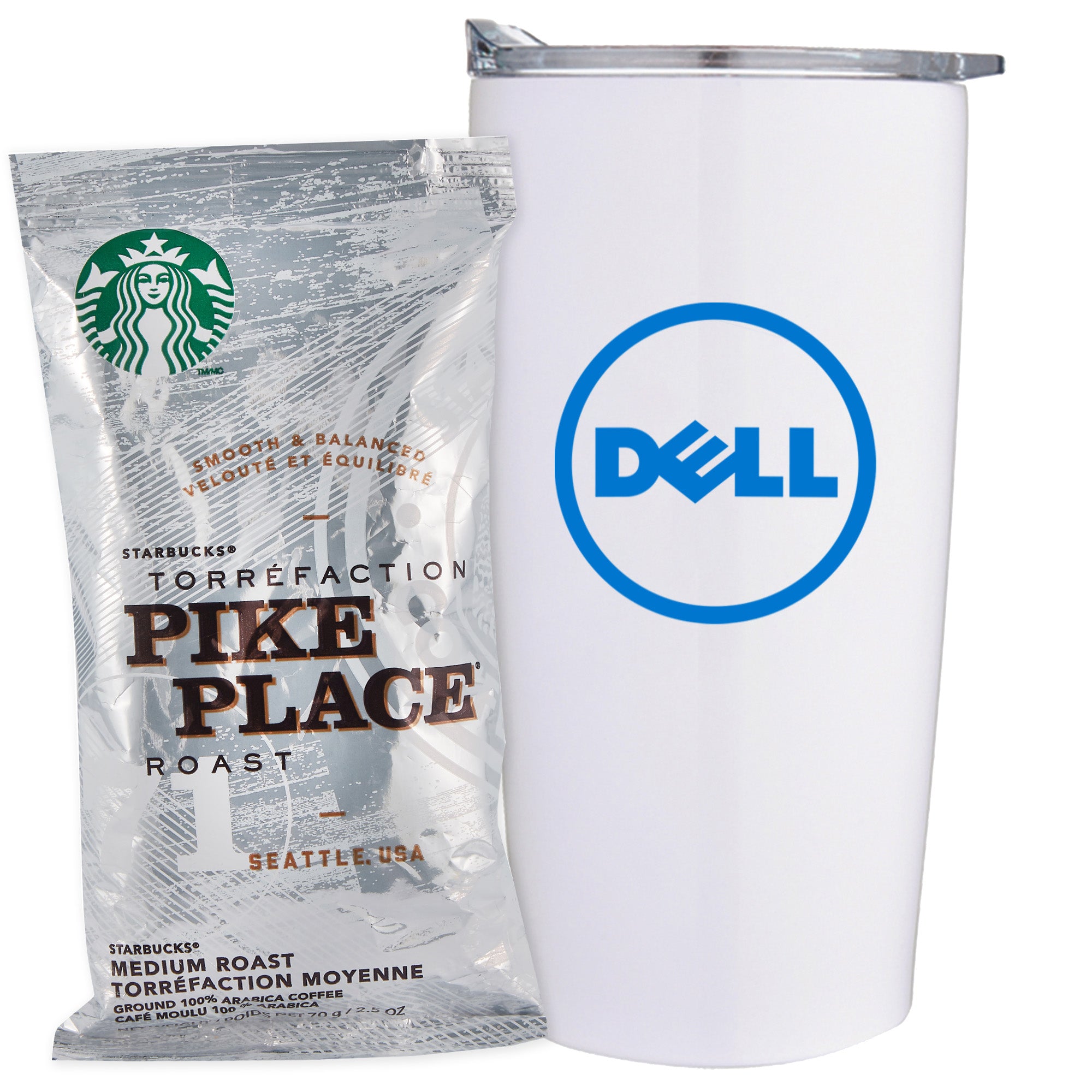 20 oz Vacuum Sealed Straight Wall Tumbler Gift Set