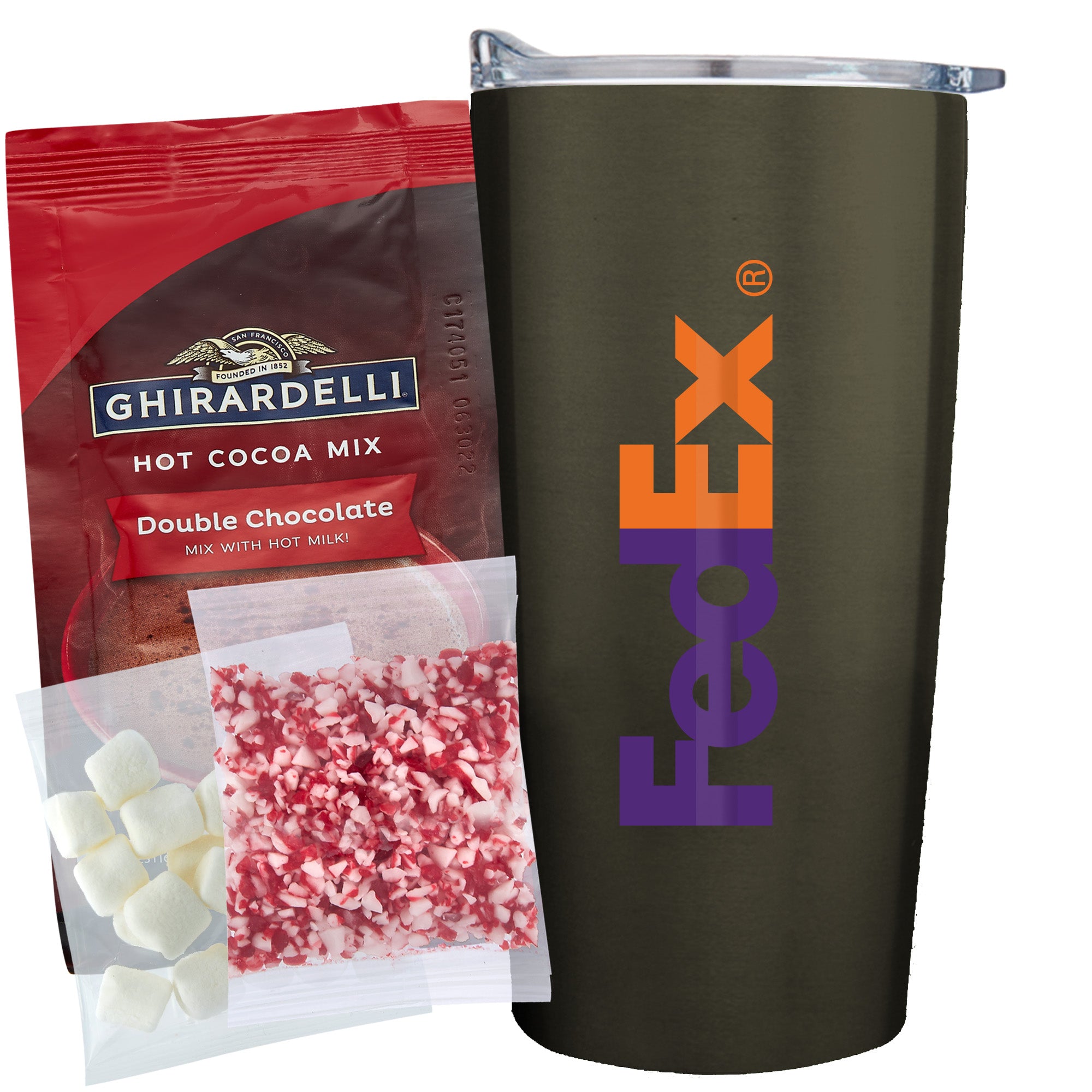 20 oz Vacuum Sealed Straight Wall Tumbler Gift Set