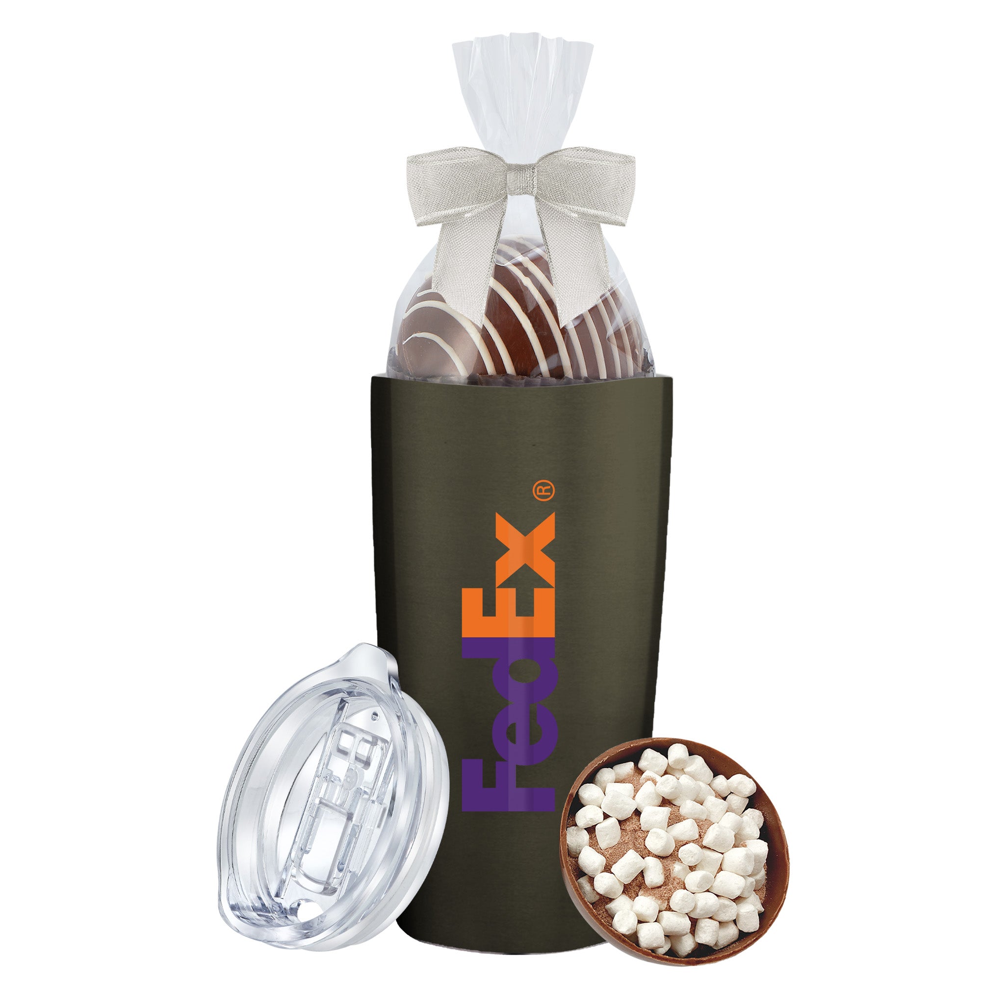 20 oz Vacuum Sealed Straight Wall Tumbler Gift Set