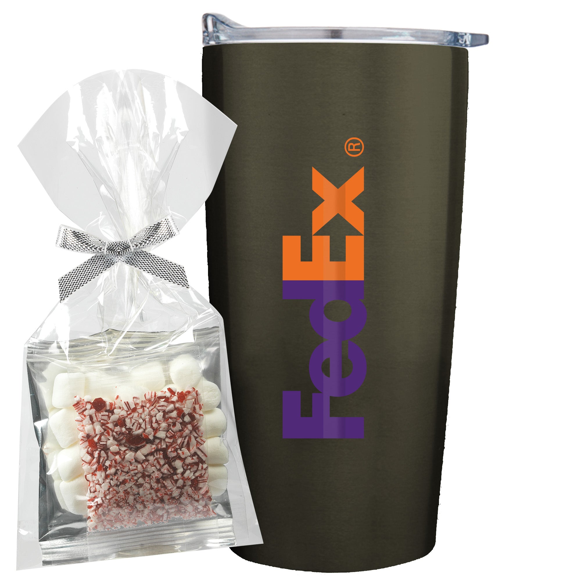 20 oz Vacuum Sealed Straight Wall Tumbler Gift Set