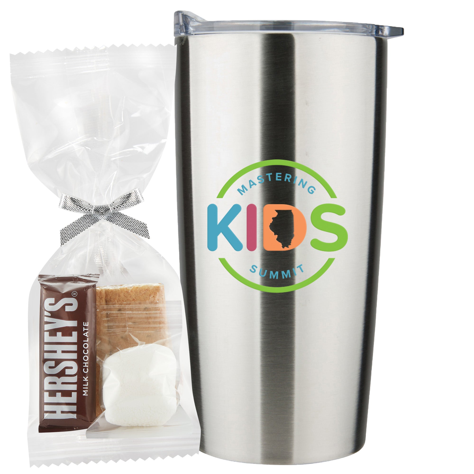 20 oz Vacuum Sealed Straight Wall Tumbler Gift Set