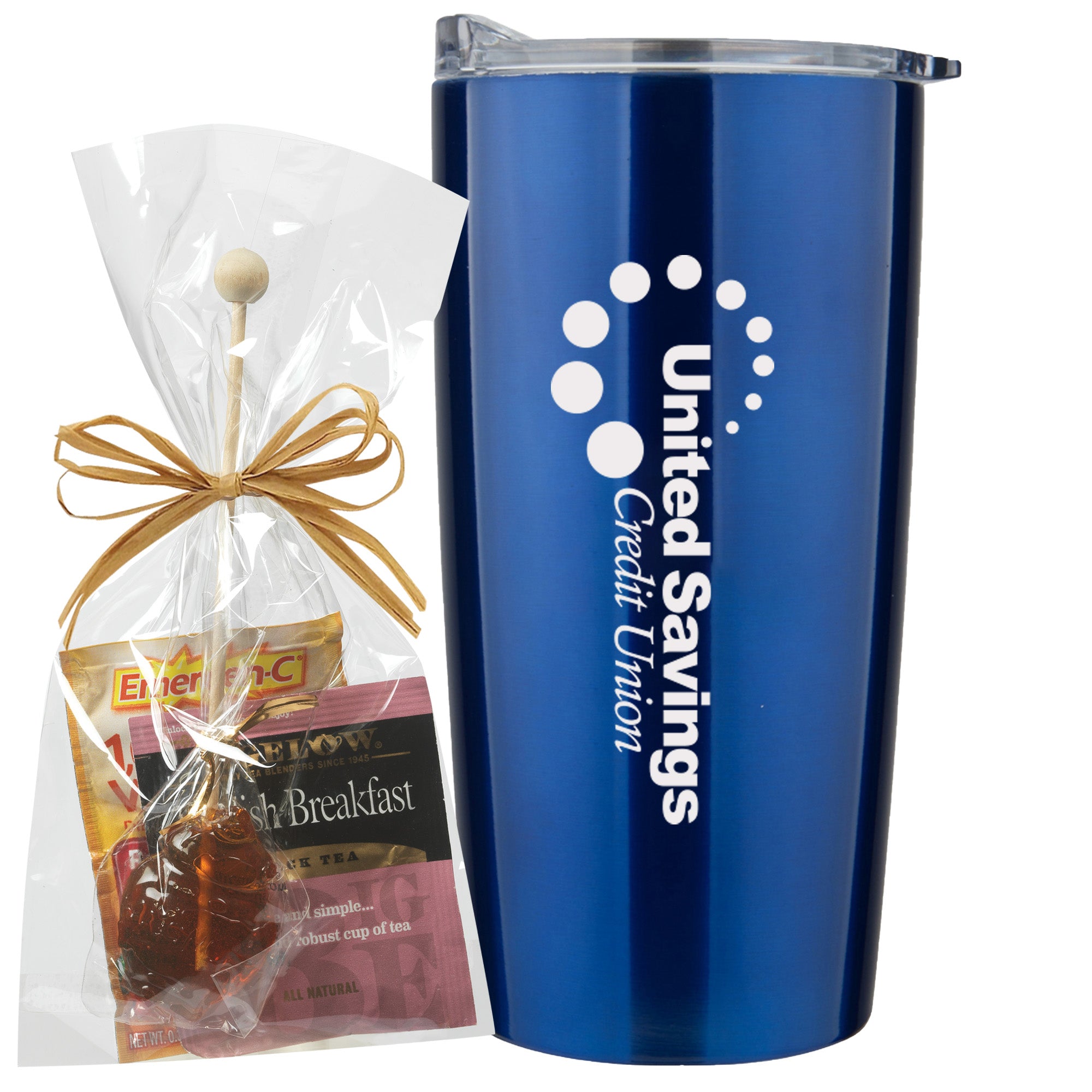 20 oz Vacuum Sealed Straight Wall Tumbler Gift Set