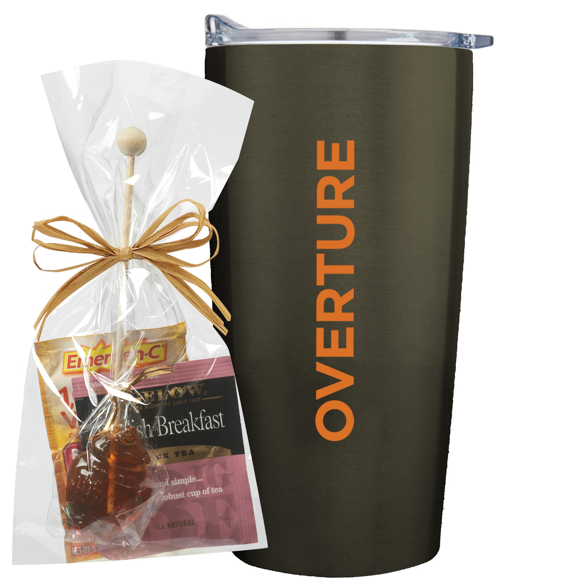 20 oz Vacuum Sealed Straight Wall Tumbler Gift Set