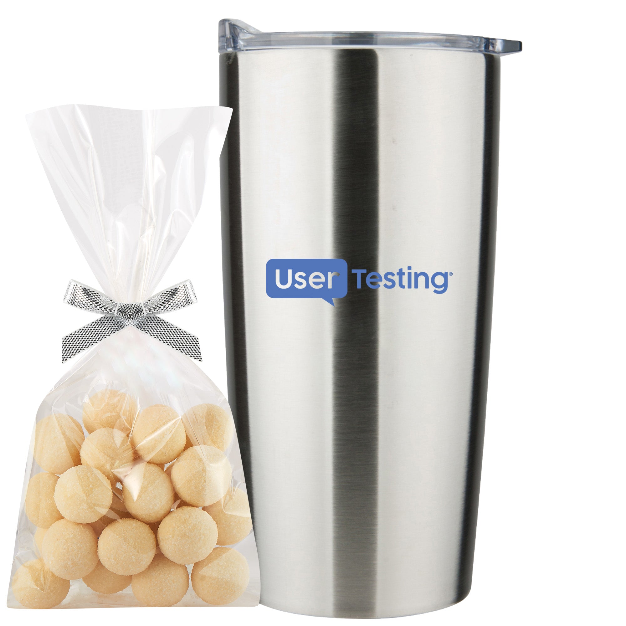 20 oz Vacuum Sealed Straight Wall Tumbler Gift Set