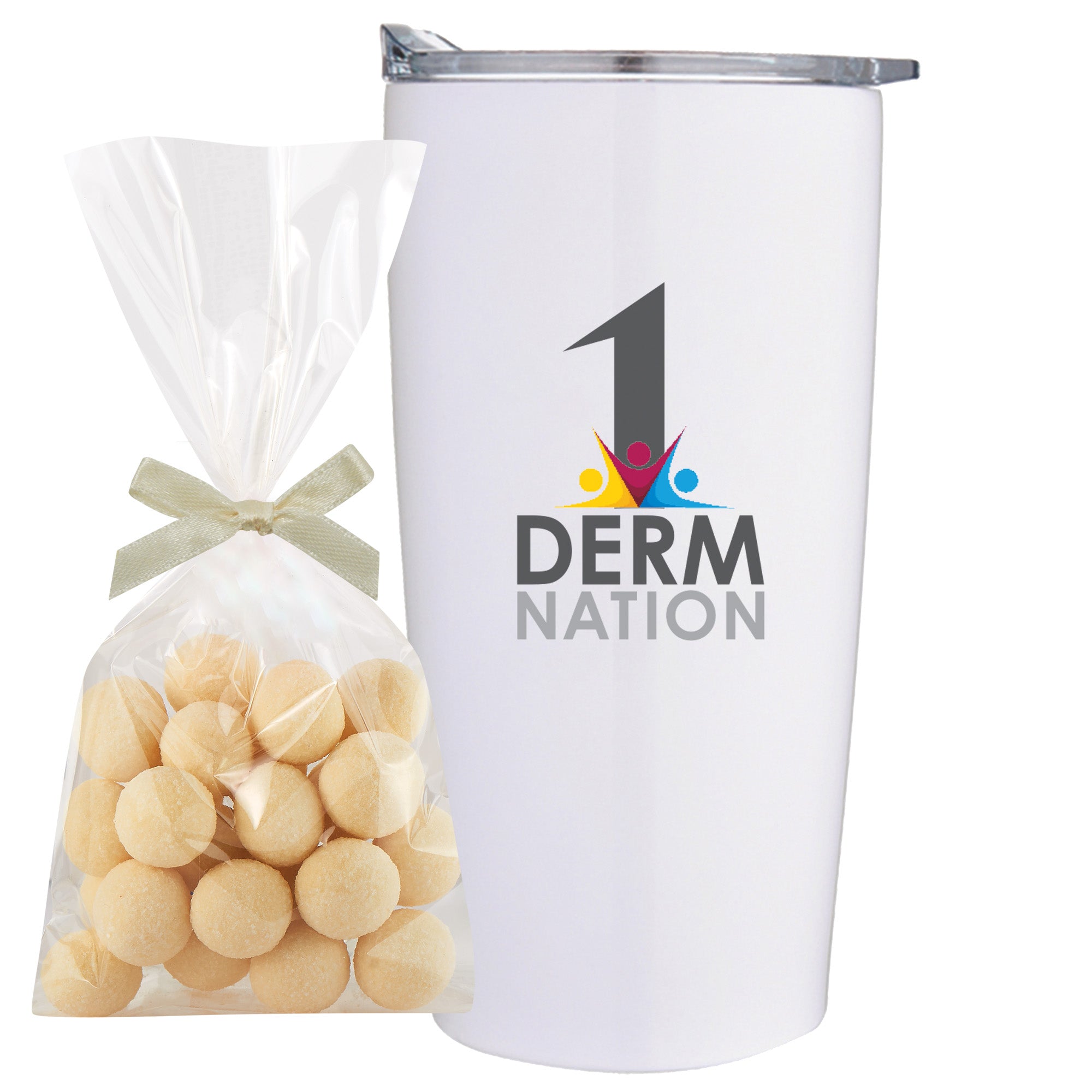 20 oz Vacuum Sealed Straight Wall Tumbler Gift Set