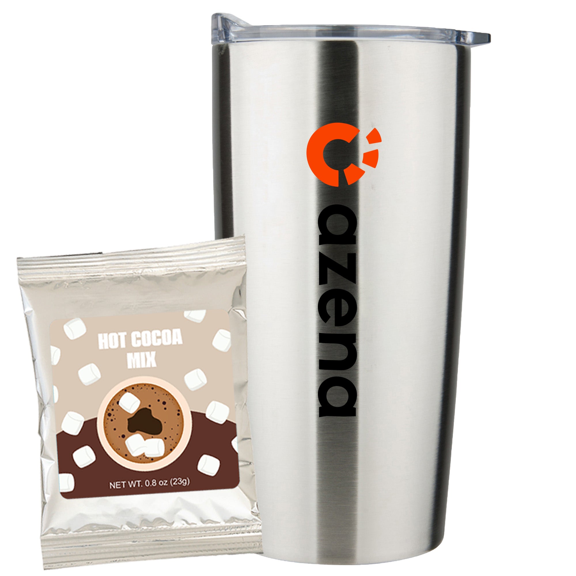 20 oz Vacuum Sealed Straight Wall Tumbler Gift Set