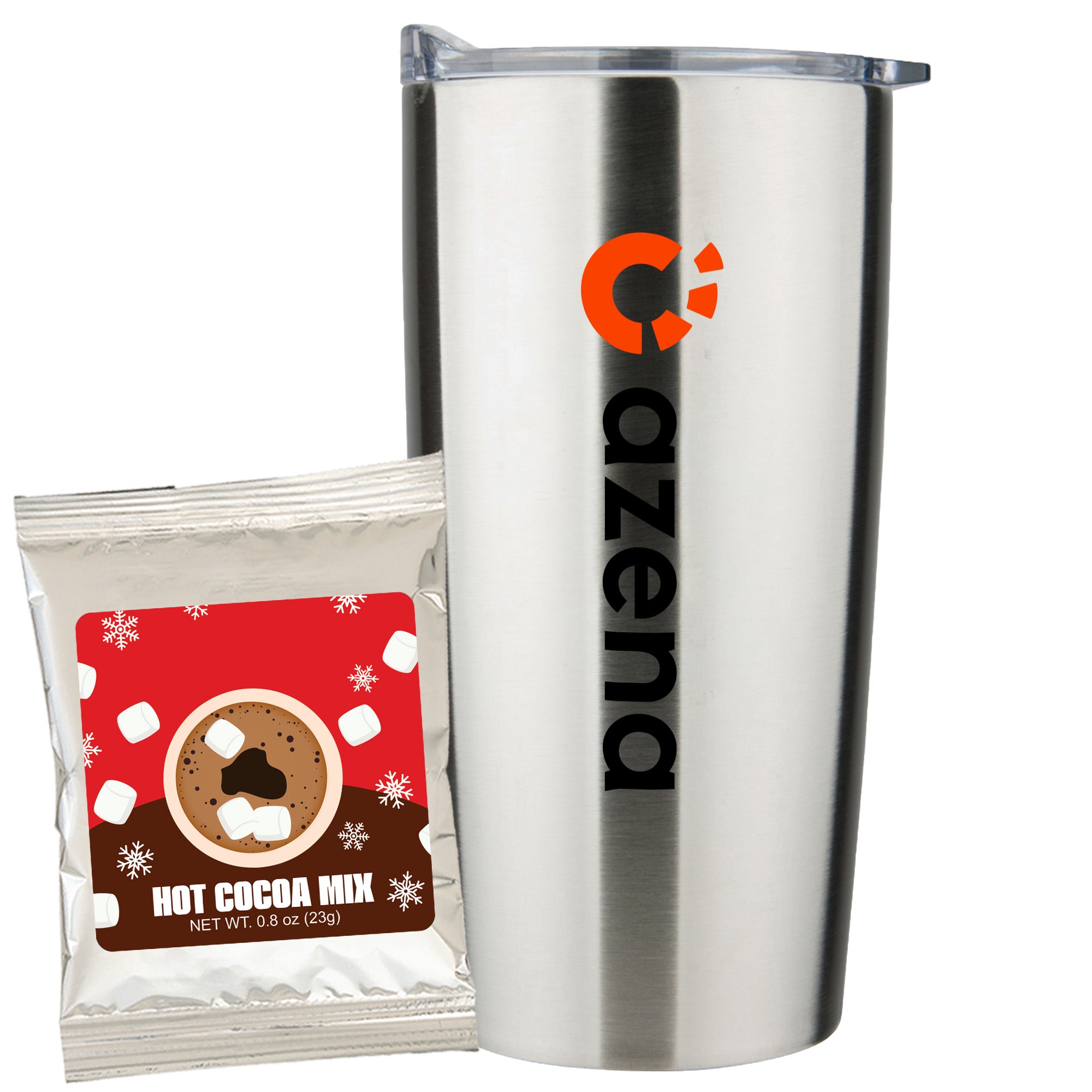 20 oz Vacuum Sealed Straight Wall Tumbler Gift Set