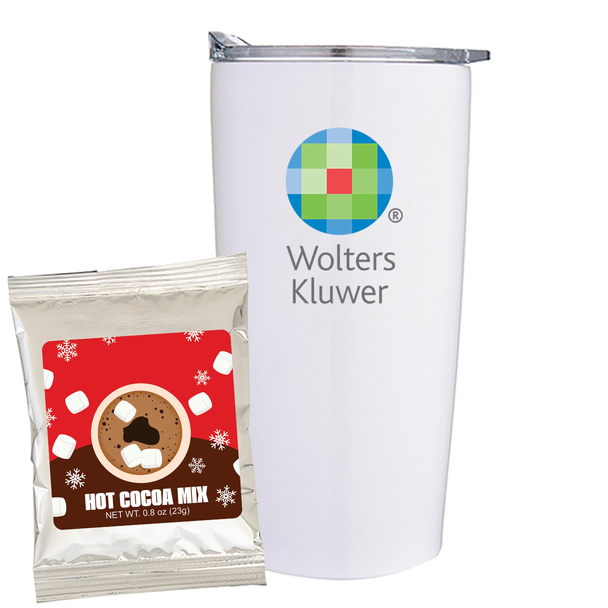 20 oz Vacuum Sealed Straight Wall Tumbler Gift Set