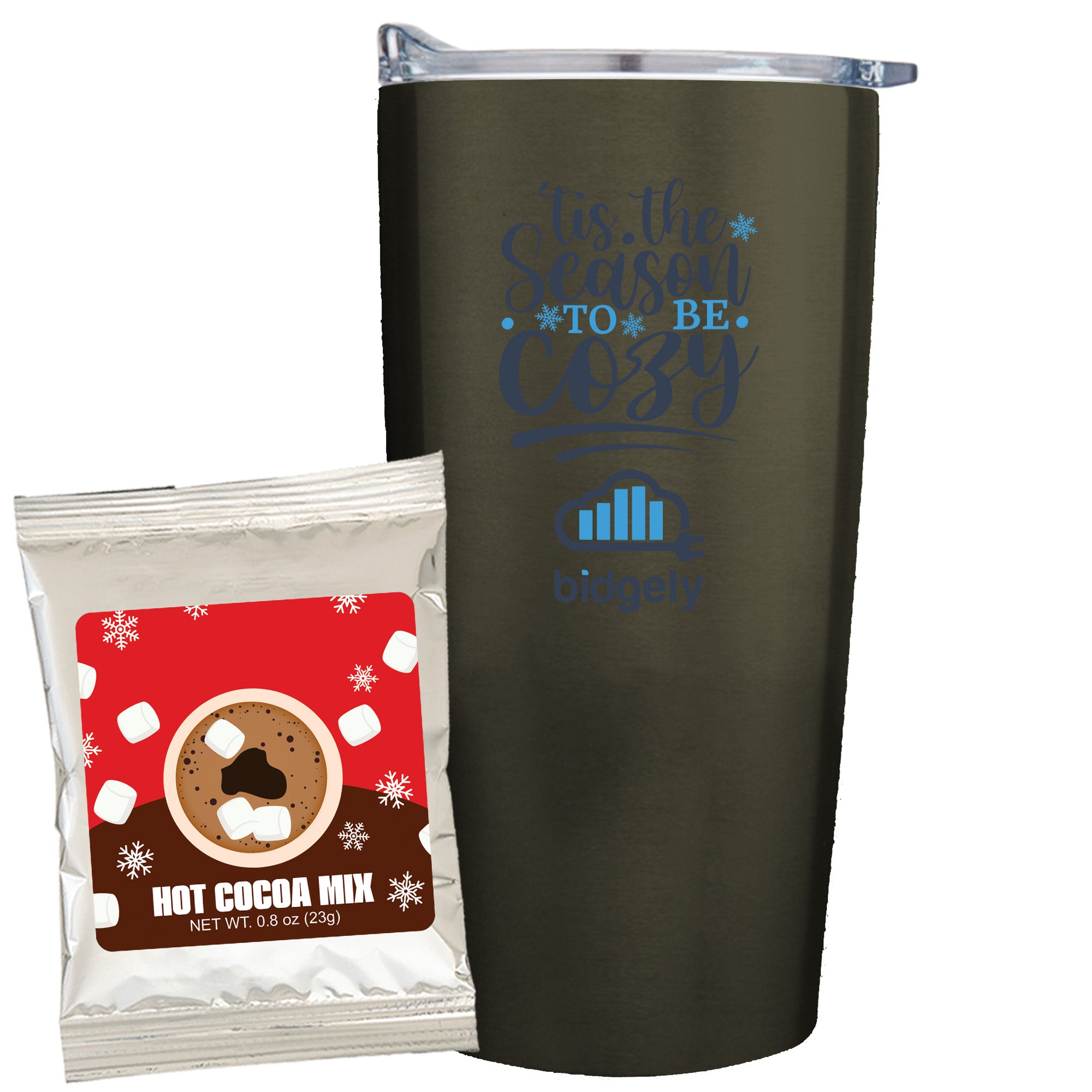 20 oz Vacuum Sealed Straight Wall Tumbler Gift Set