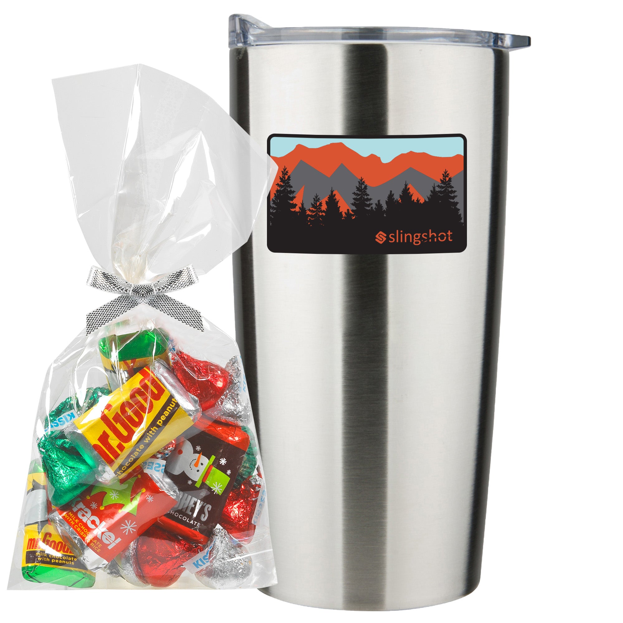20 oz Vacuum Sealed Straight Wall Tumbler Gift Set