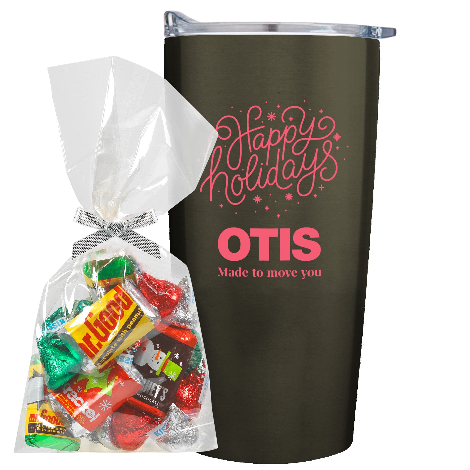 20 oz Vacuum Sealed Straight Wall Tumbler Gift Set