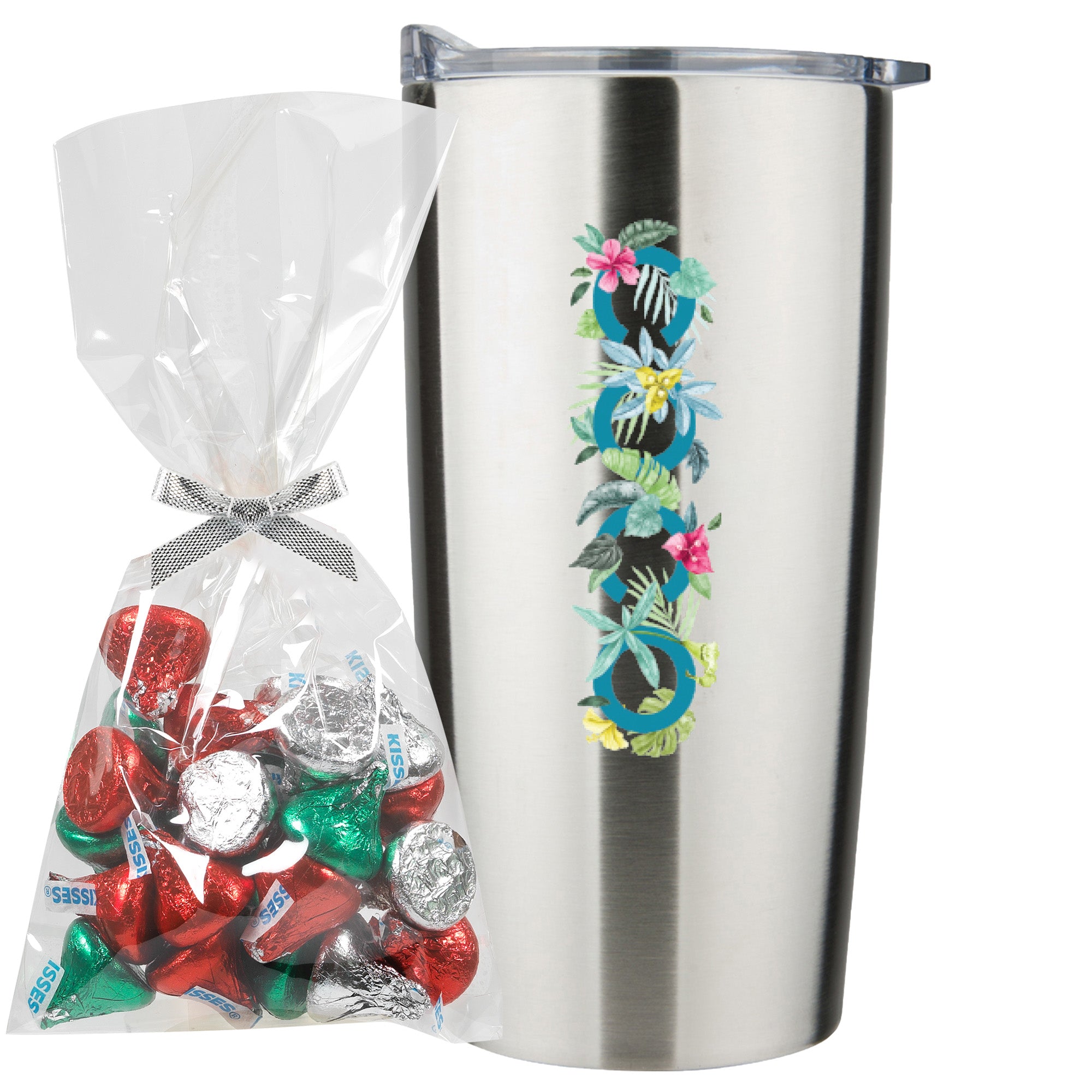 20 oz Vacuum Sealed Straight Wall Tumbler Gift Set