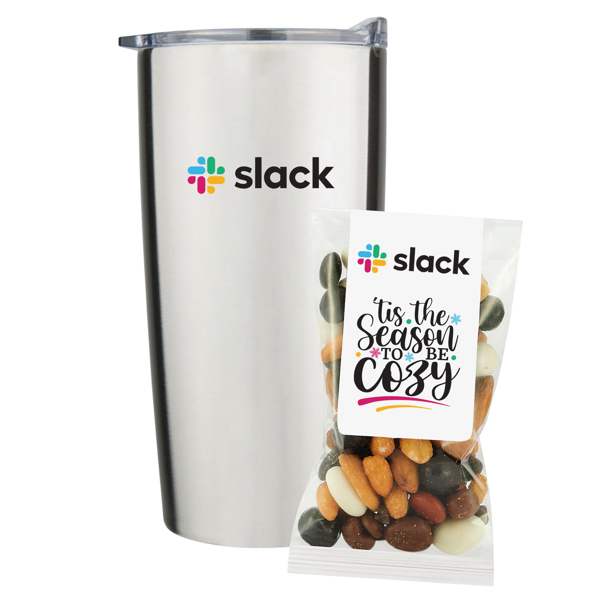 20 oz Vacuum Sealed Straight Wall Tumbler Gift Set