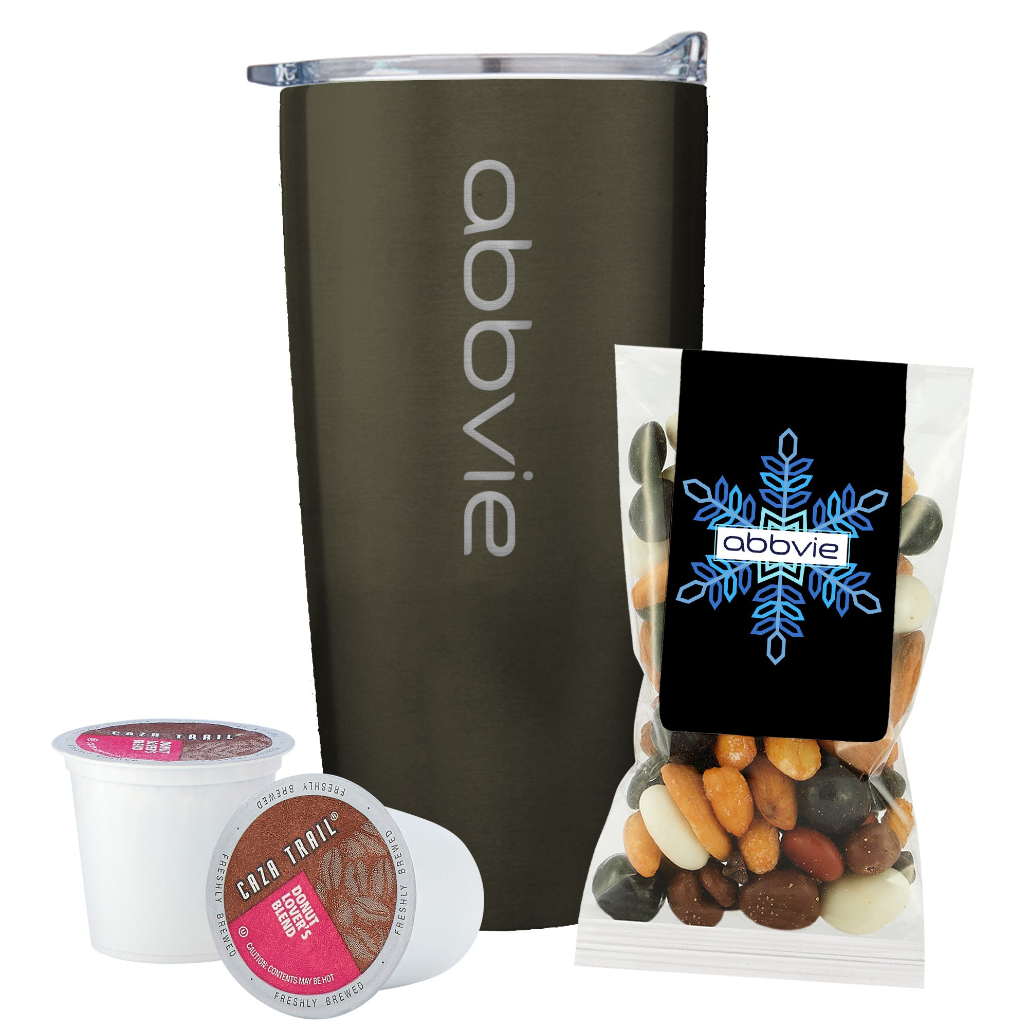 20 oz Vacuum Sealed Straight Wall Tumbler Gift Set