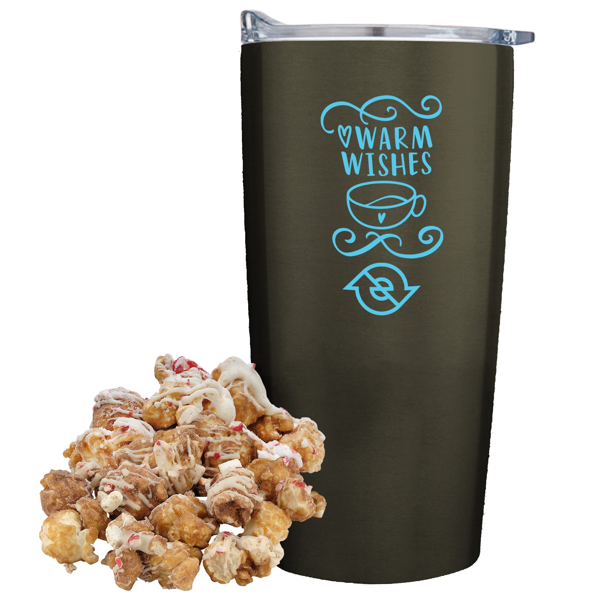 20 oz Vacuum Sealed Straight Wall Tumbler Gift Set
