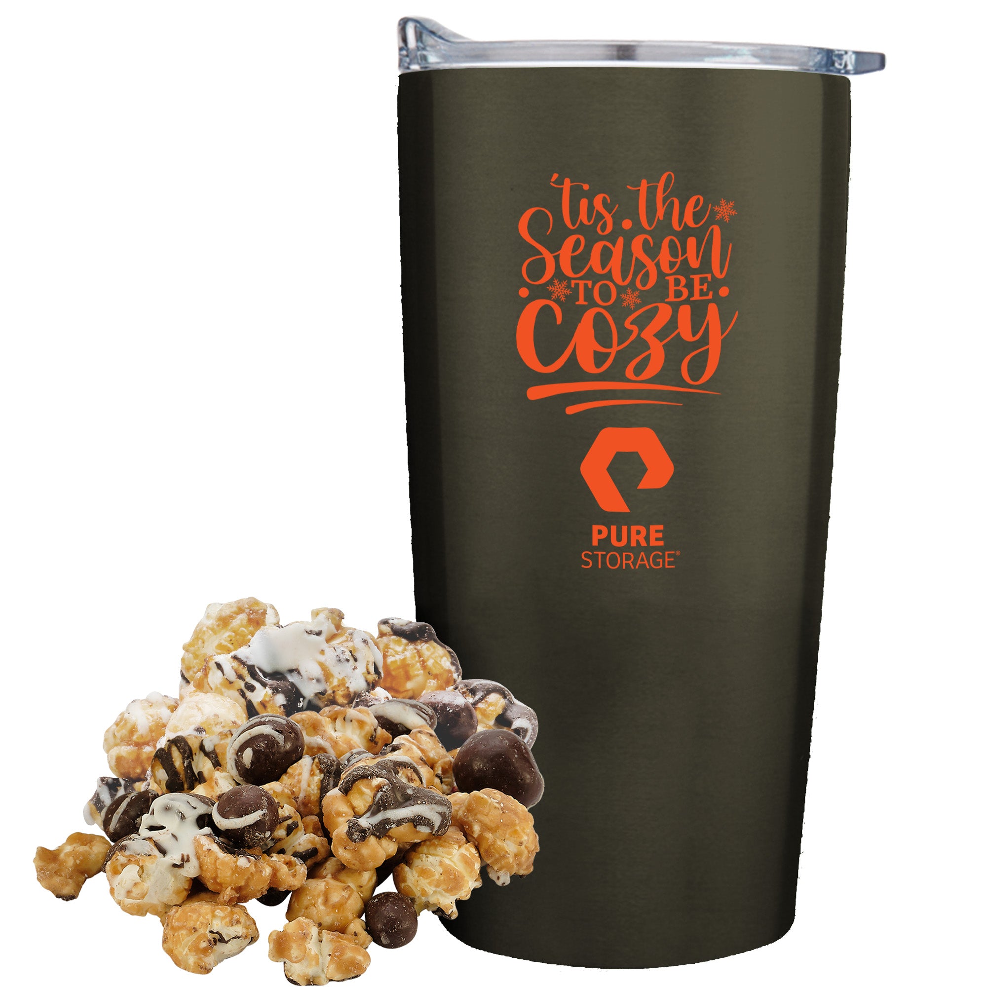 20 oz Vacuum Sealed Straight Wall Tumbler Gift Set