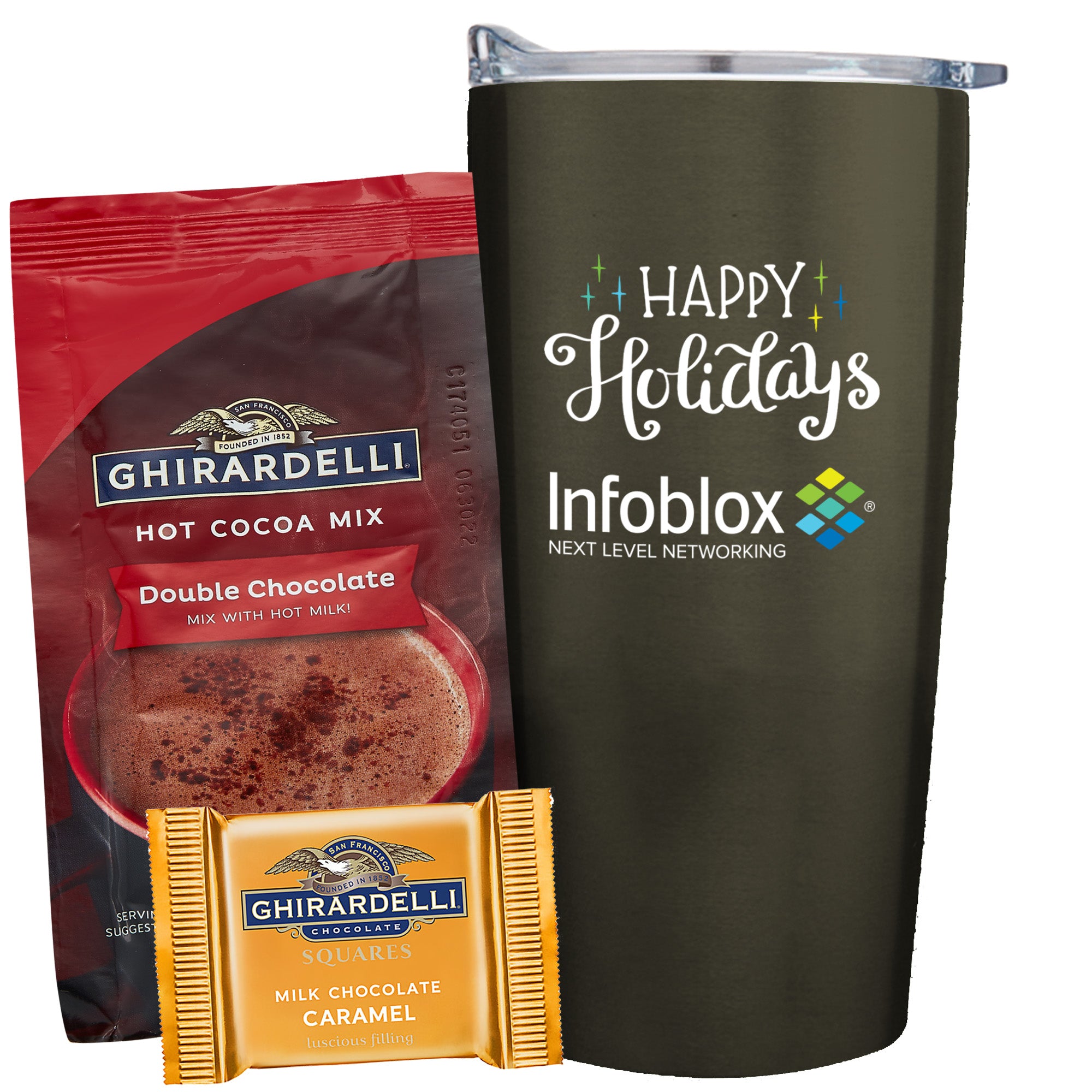 20 oz Vacuum Sealed Straight Wall Tumbler Gift Set