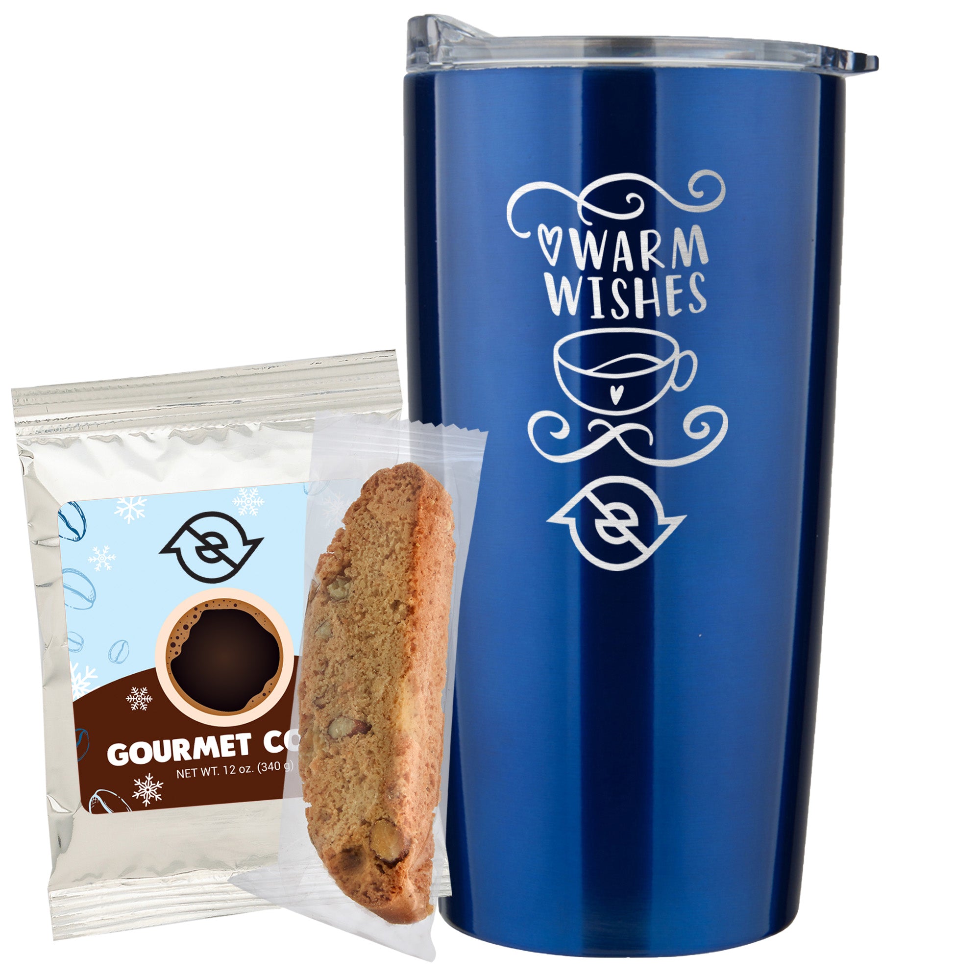 20 oz Vacuum Sealed Straight Wall Tumbler Gift Set