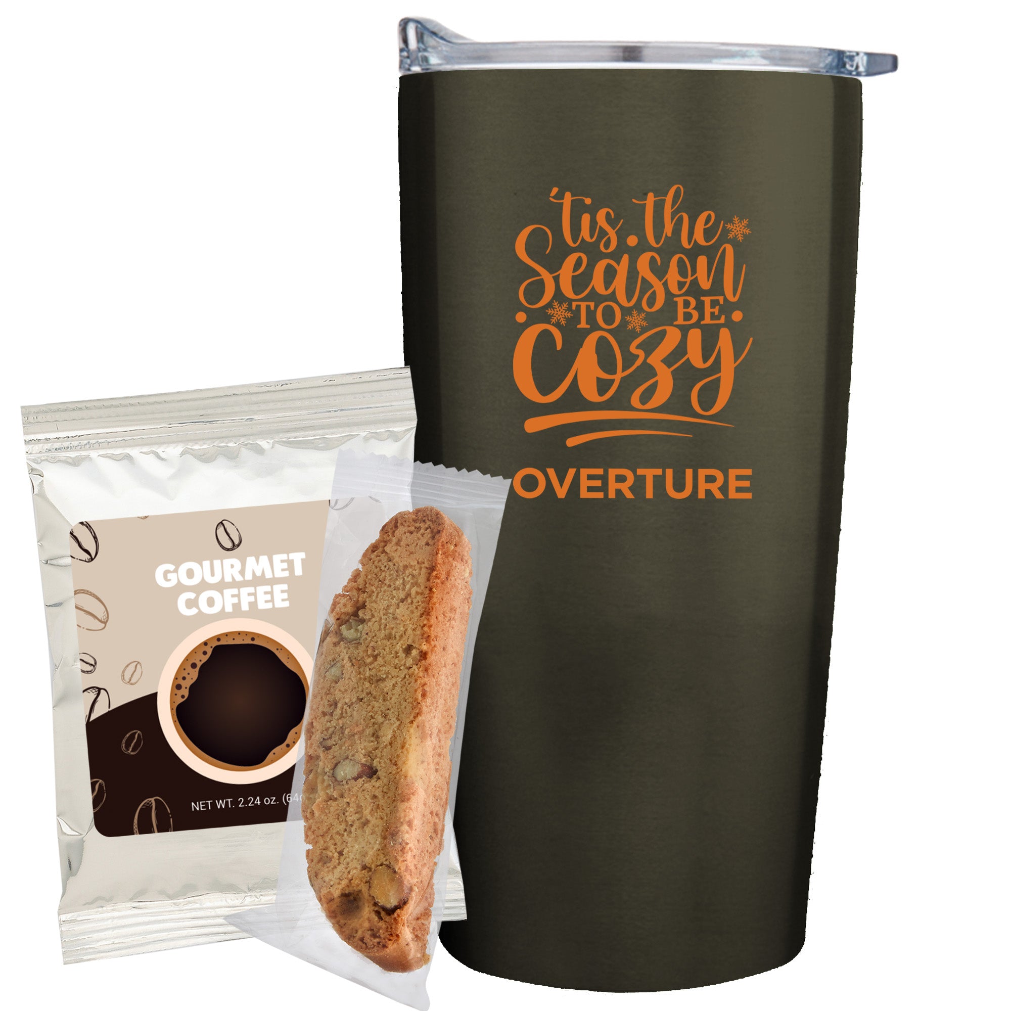 20 oz Vacuum Sealed Straight Wall Tumbler Gift Set