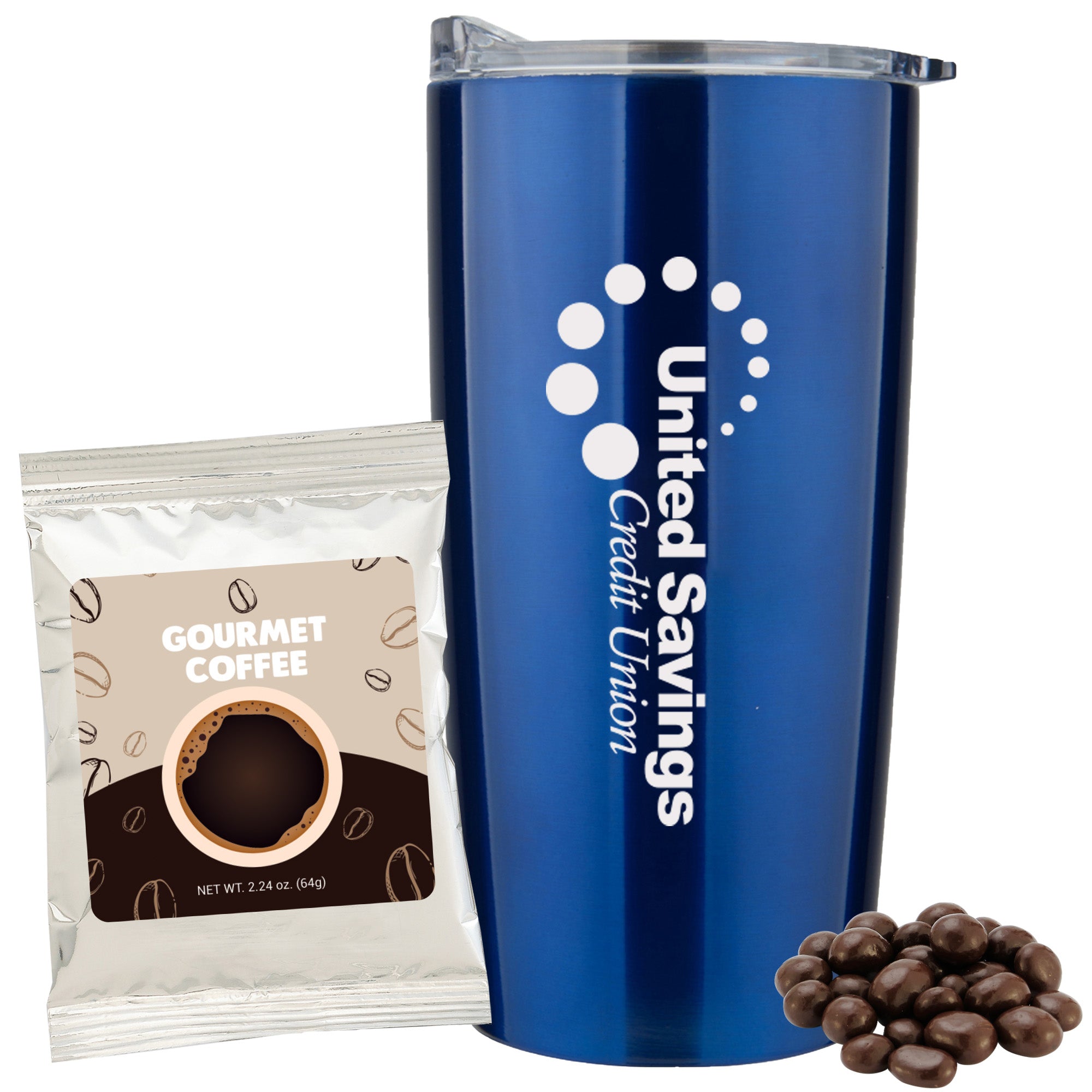 20 oz Vacuum Sealed Straight Wall Tumbler Gift Set