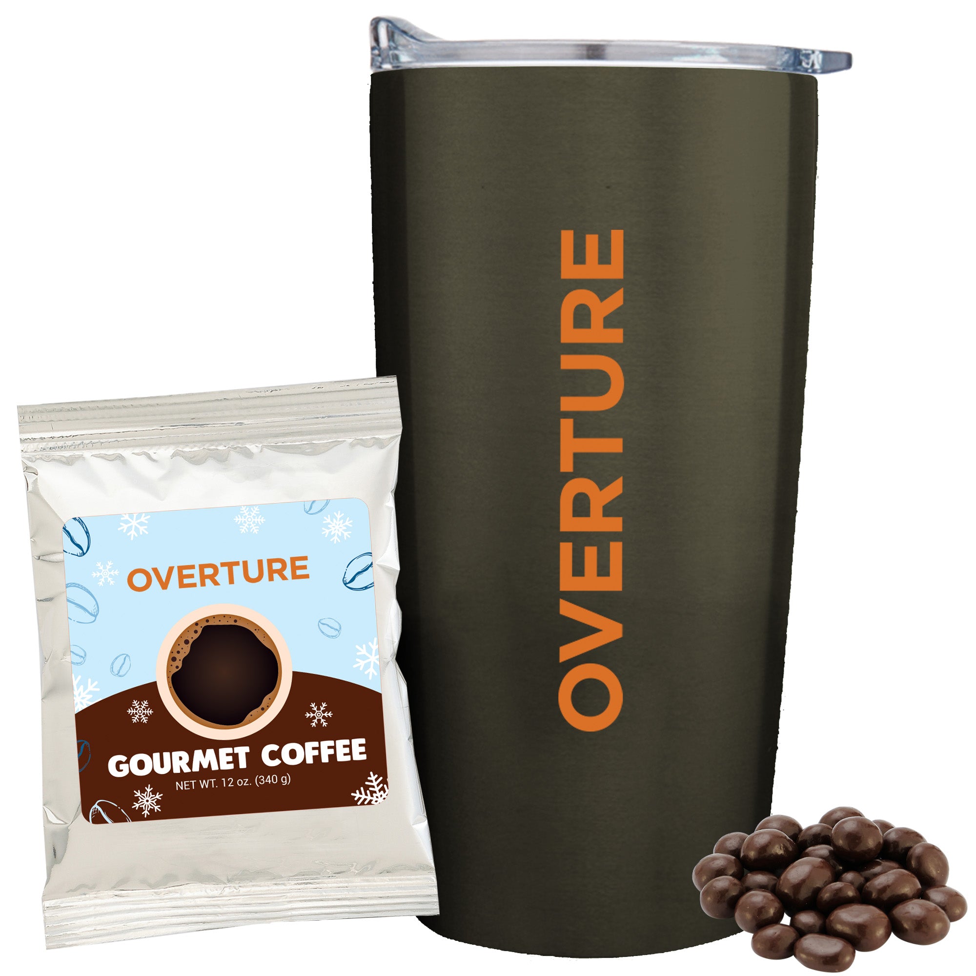 20 oz Vacuum Sealed Straight Wall Tumbler Gift Set