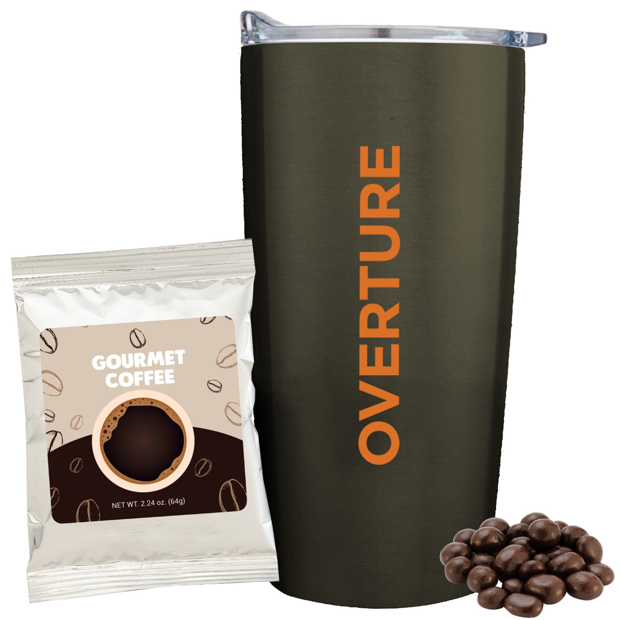 20 oz Vacuum Sealed Straight Wall Tumbler Gift Set