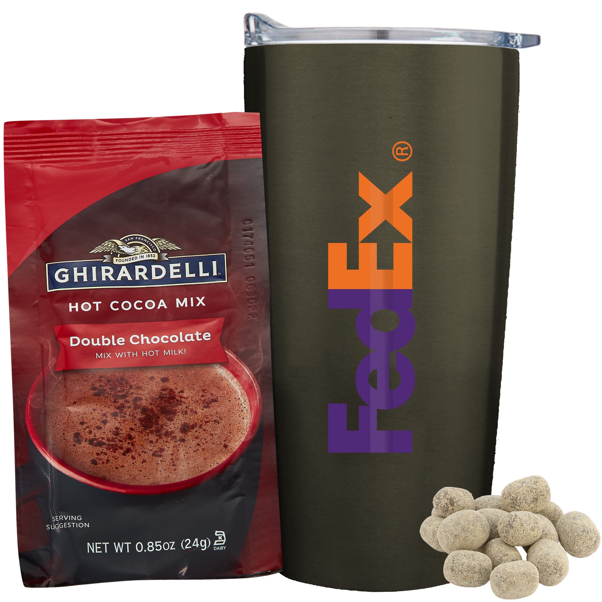 20 oz Vacuum Sealed Straight Wall Tumbler Gift Set