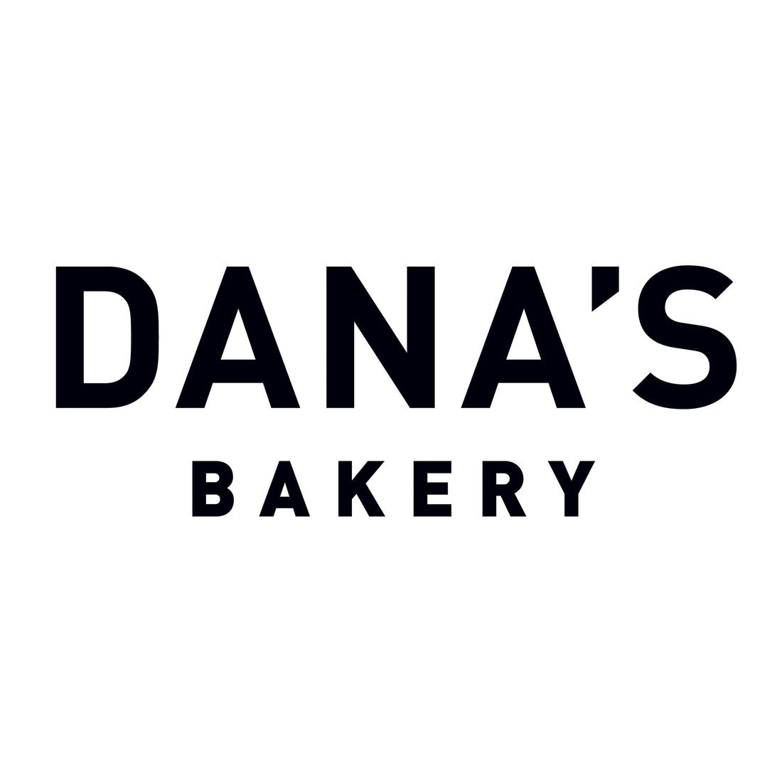 Dana's Bakery logo black and white